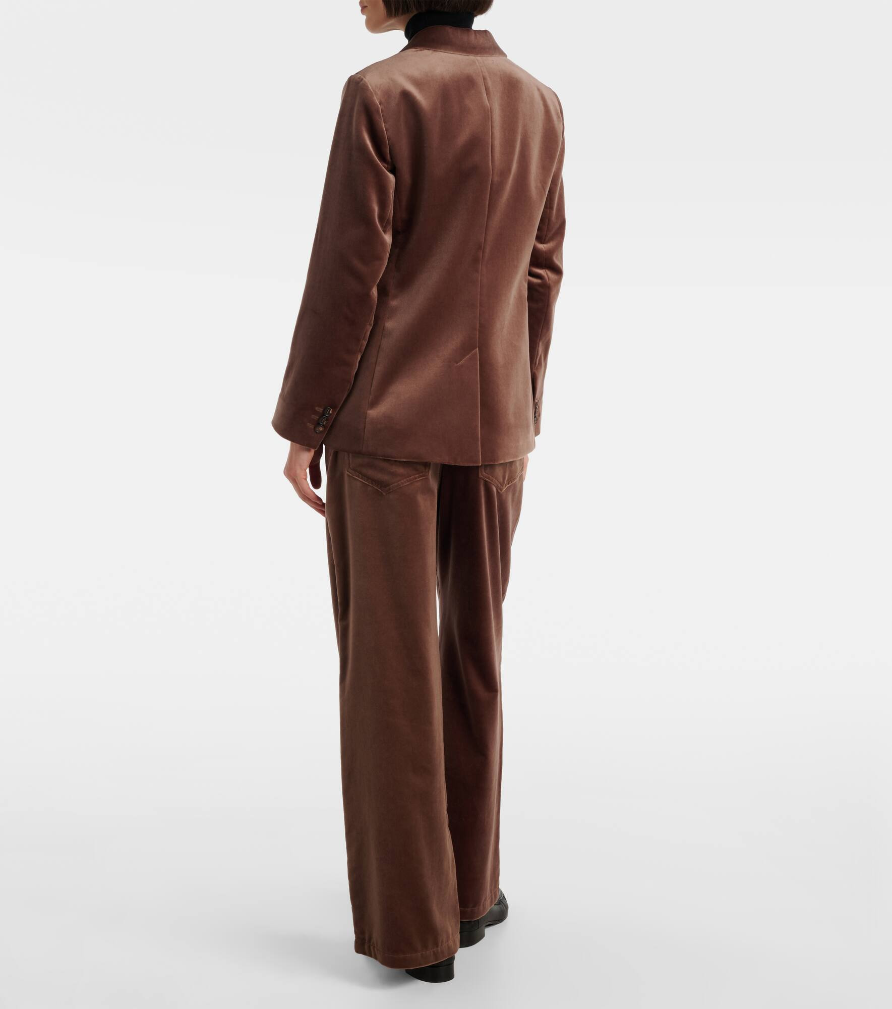 Agata cotton velvet blazer - 3