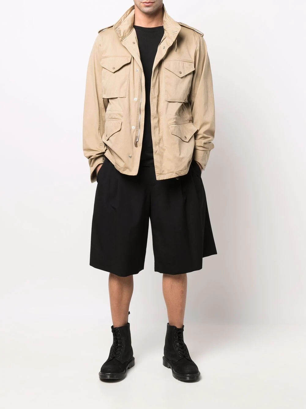 multiple-pocket field jacket - 2