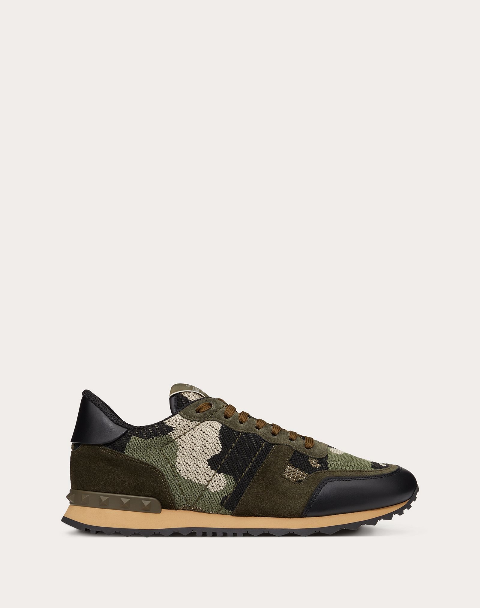 Mesh Fabric Camouflage Rockrunner Sneaker - 1