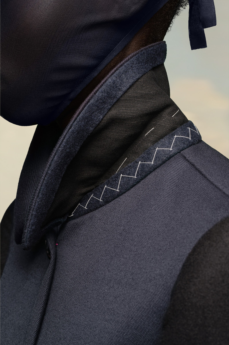 Spliced wool twill jacket 5