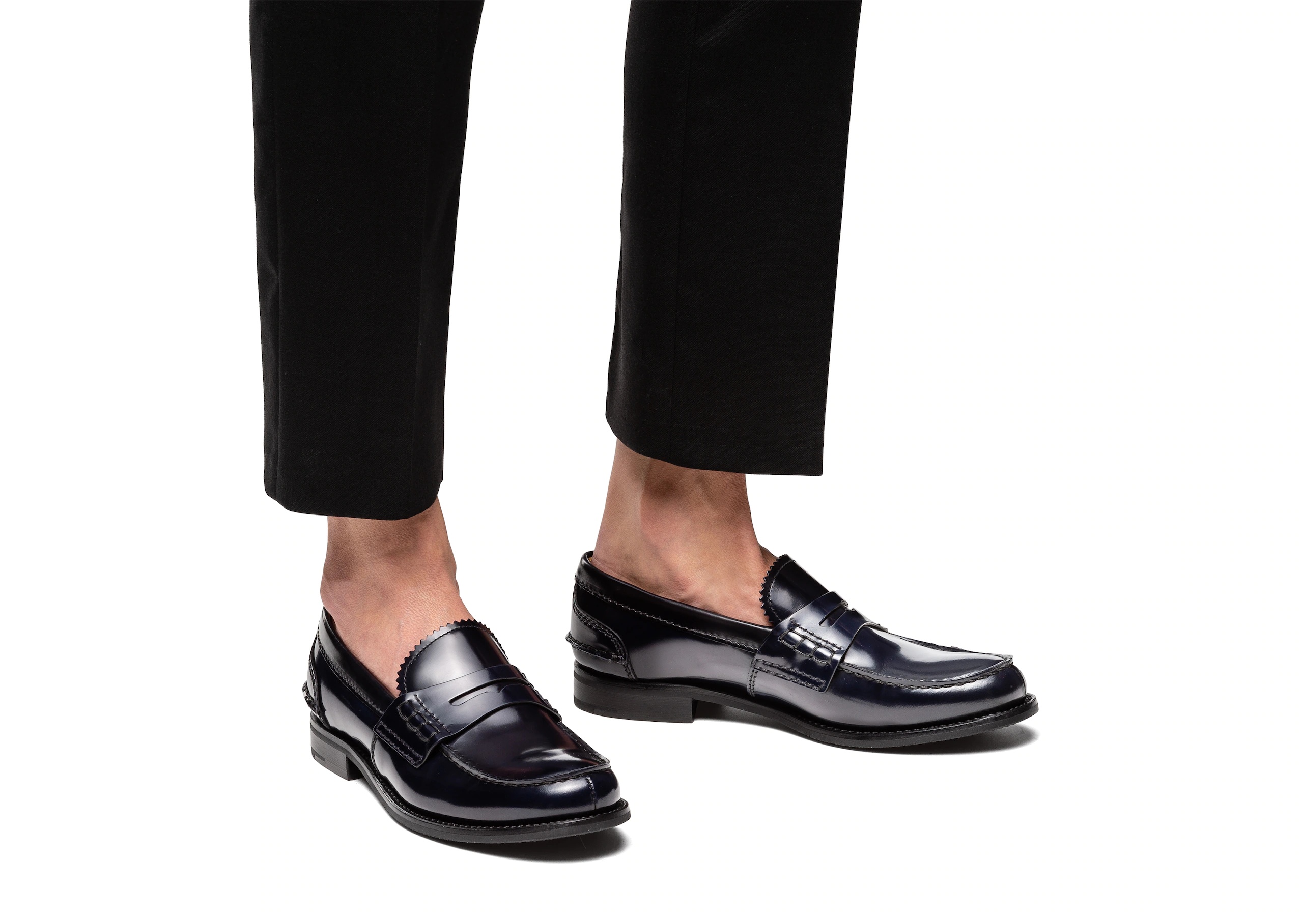 Pembrey 2w
Polished Fumè Loafer Blue - 5