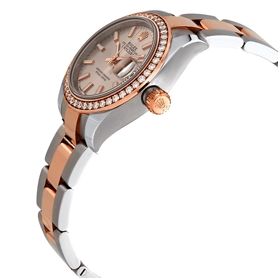 Rolex Datejust Automatic Ladies Steel and 18K Everose Gold Oyster Watch 279381RBR - 2