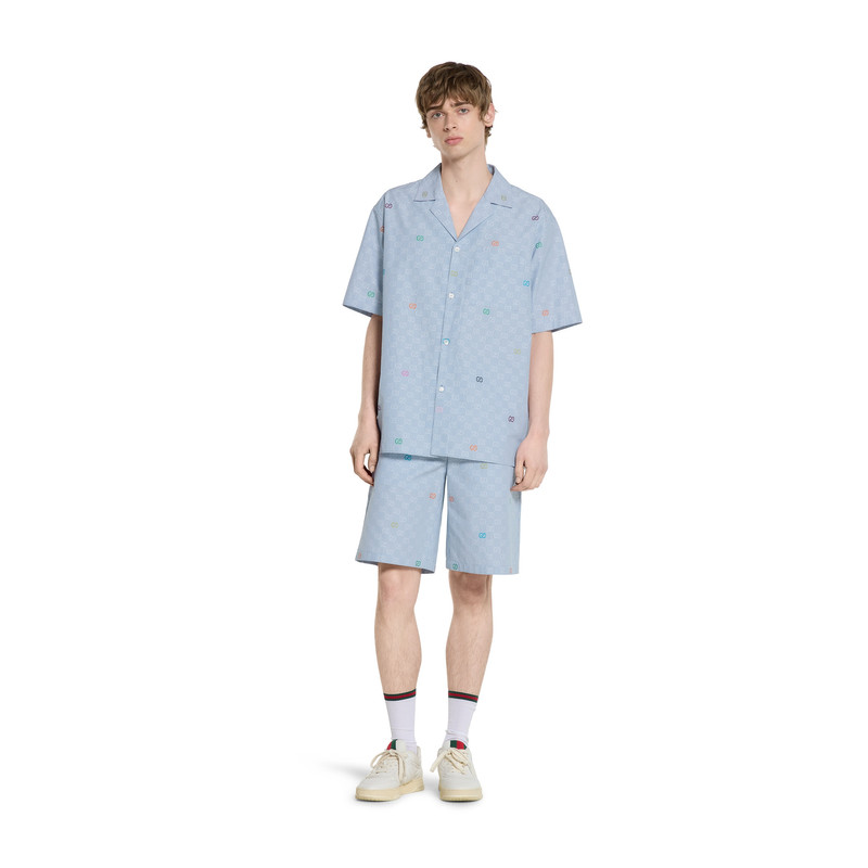 GUCCI Striped cotton shorts outlook