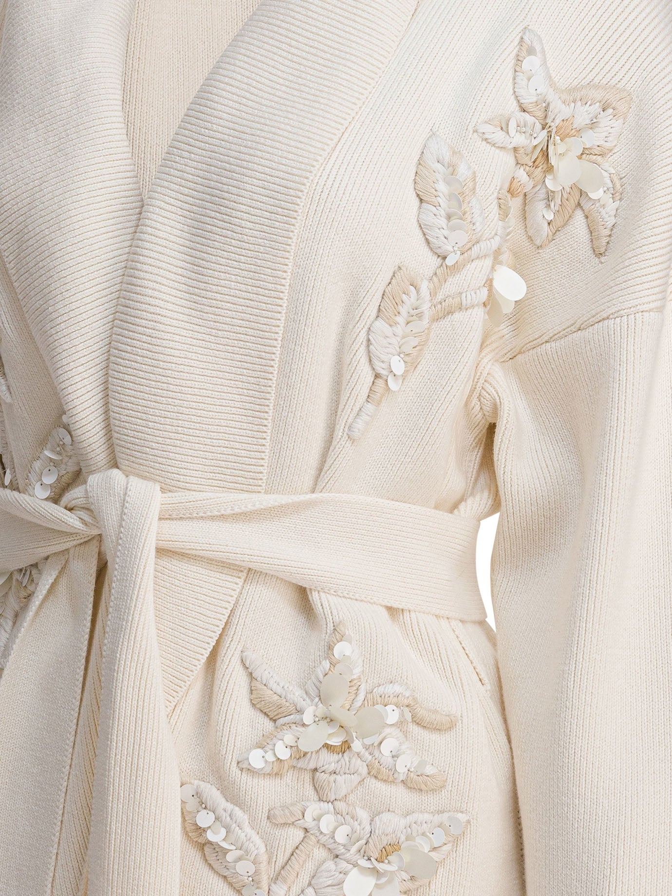 Golden Goose Cardigan With Floral Embroidery - 4