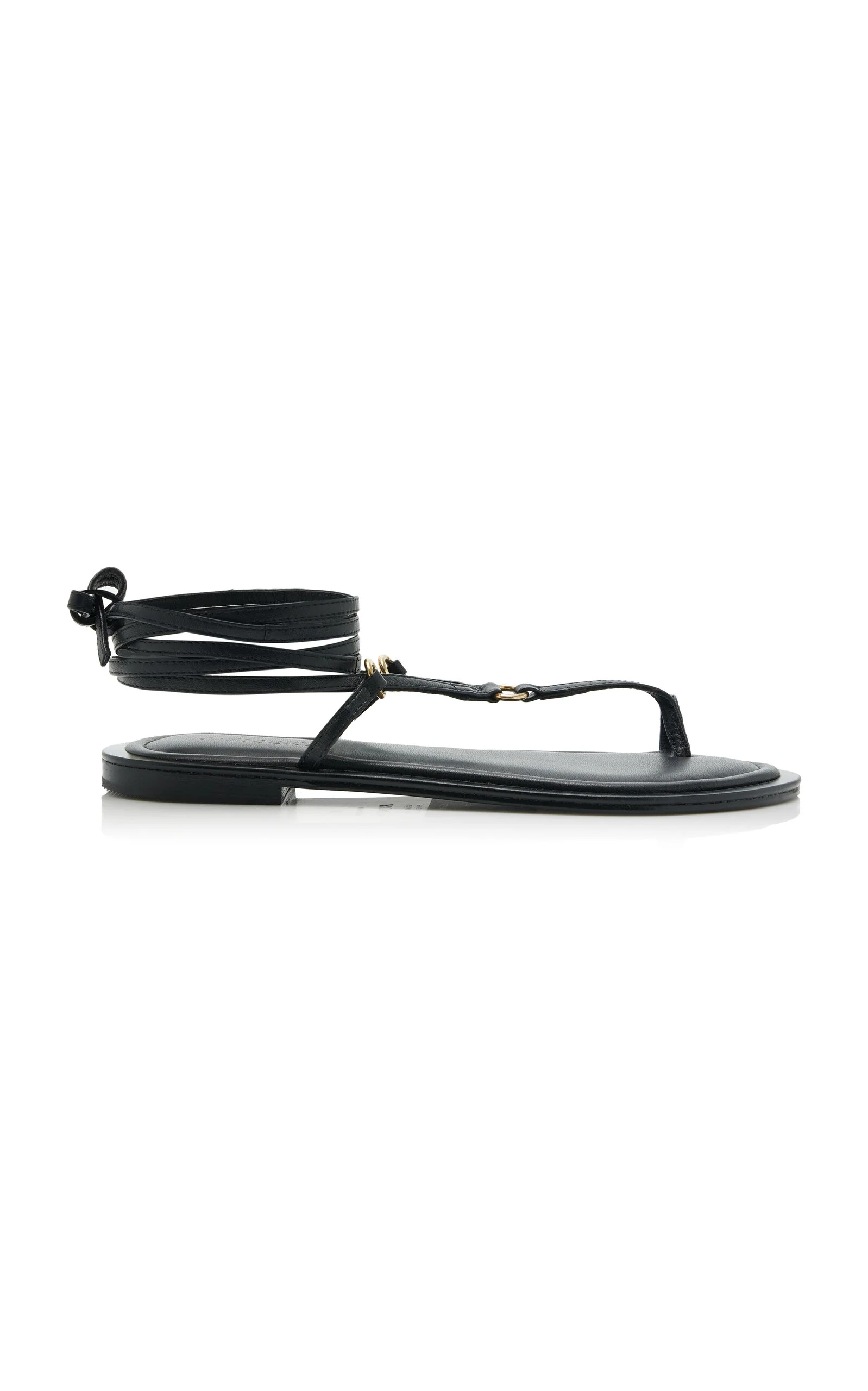 Tesni Leather Sandals black - 1