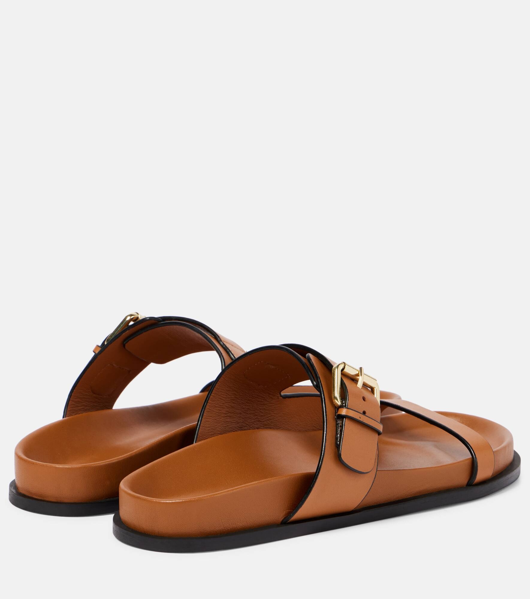 Prince leather slides - 2