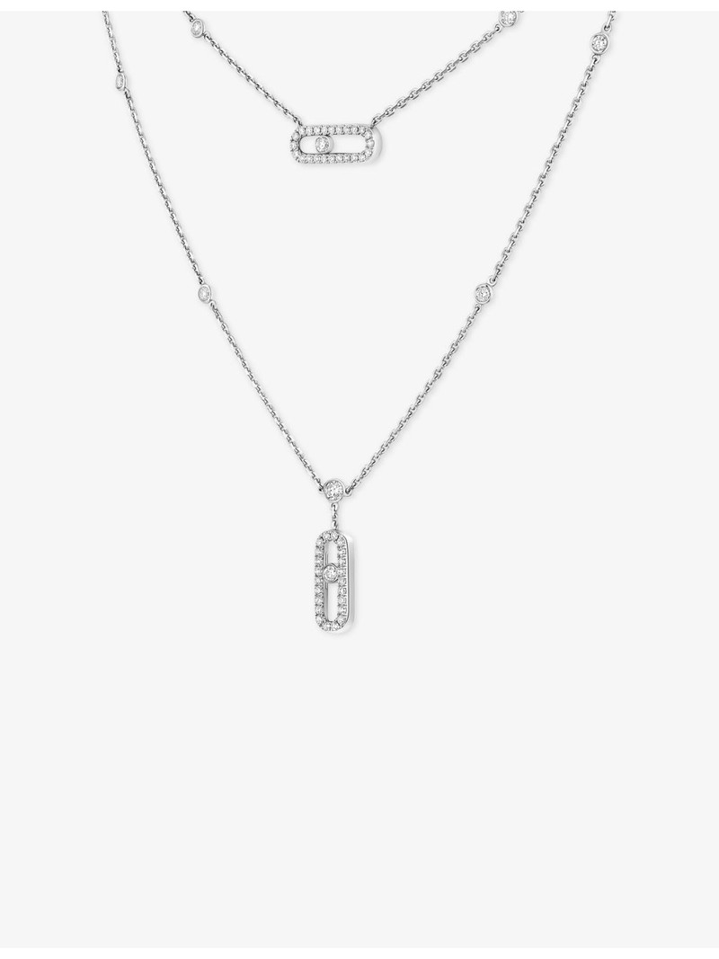Move 18ct white-gold and diamond necklace 3