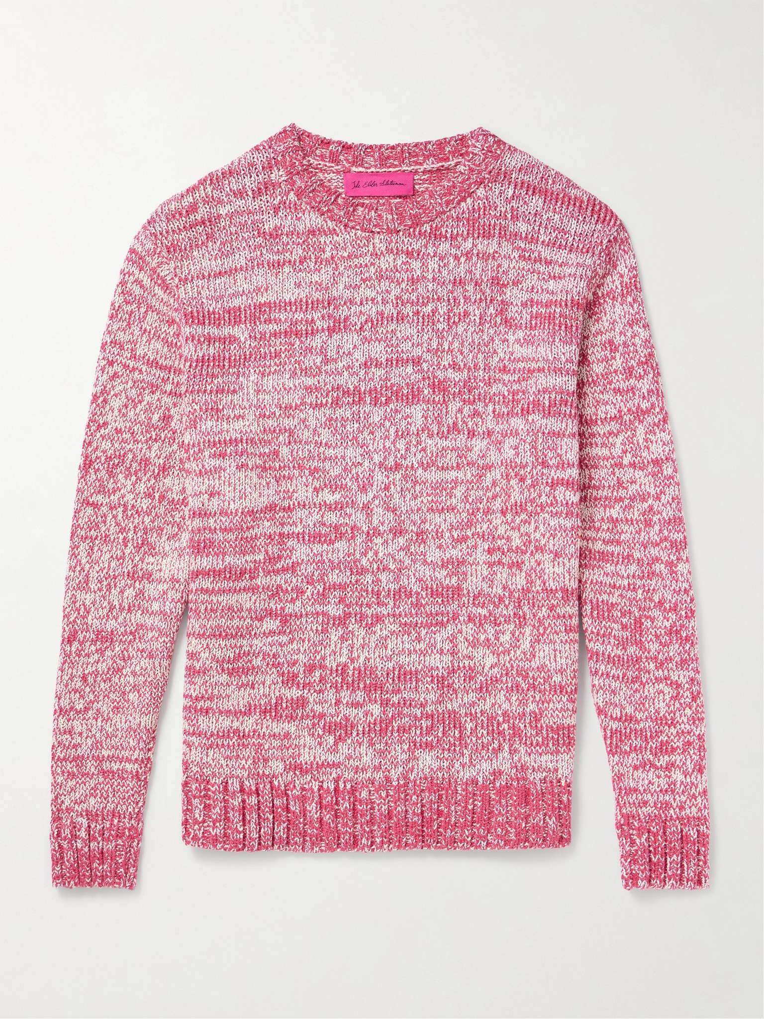Nora Two-Tone Cotton Sweater - 1
