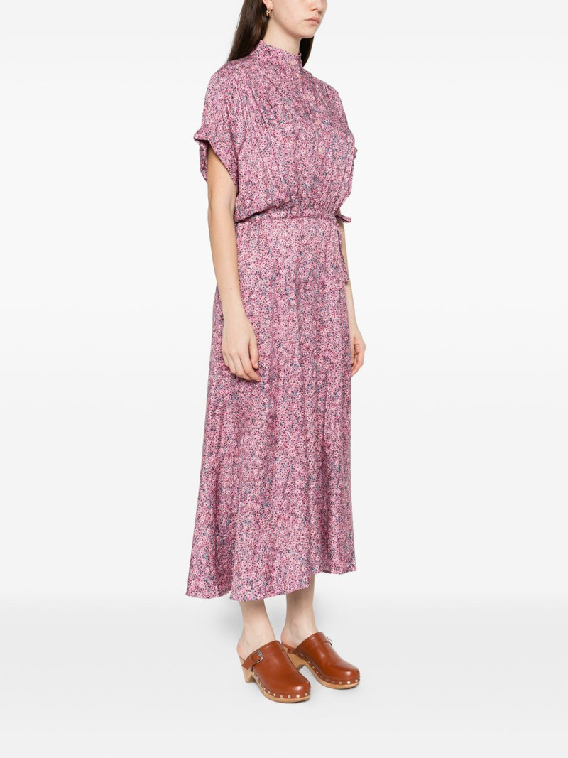 floral midi shirt dress 3