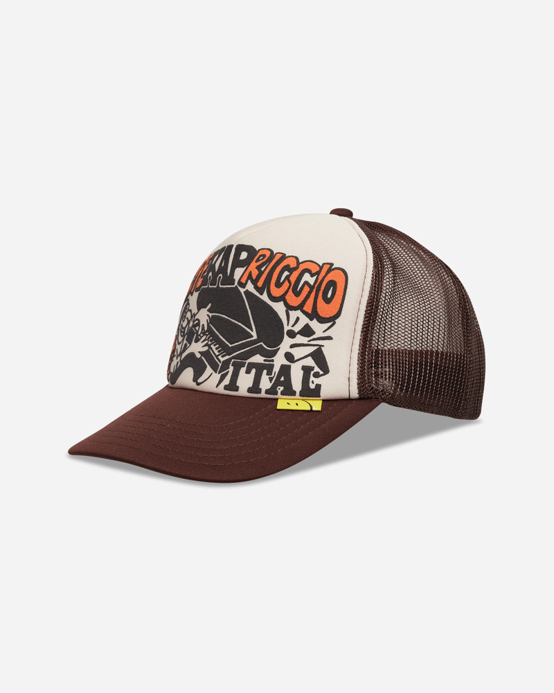 Kapital Life Kapriccio Track Cap Ecru / Brown outlook