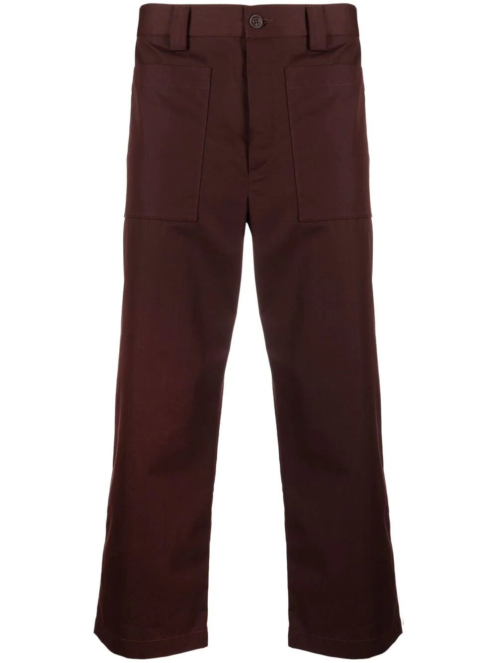 cropped-leg trousers - 1