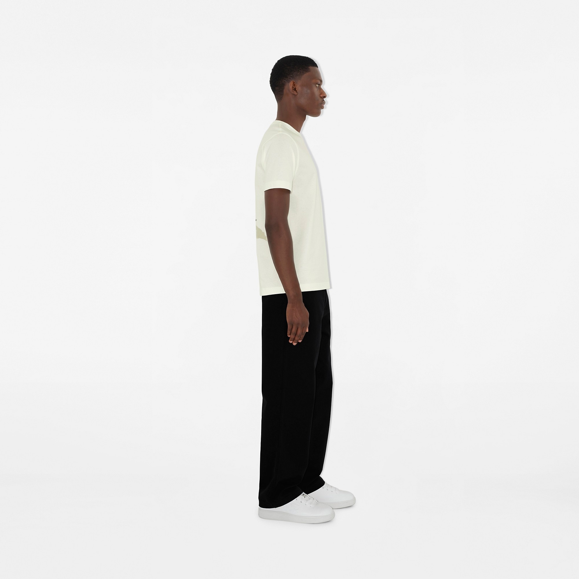 Burberry Fox Cotton T-shirt | REVERSIBLE