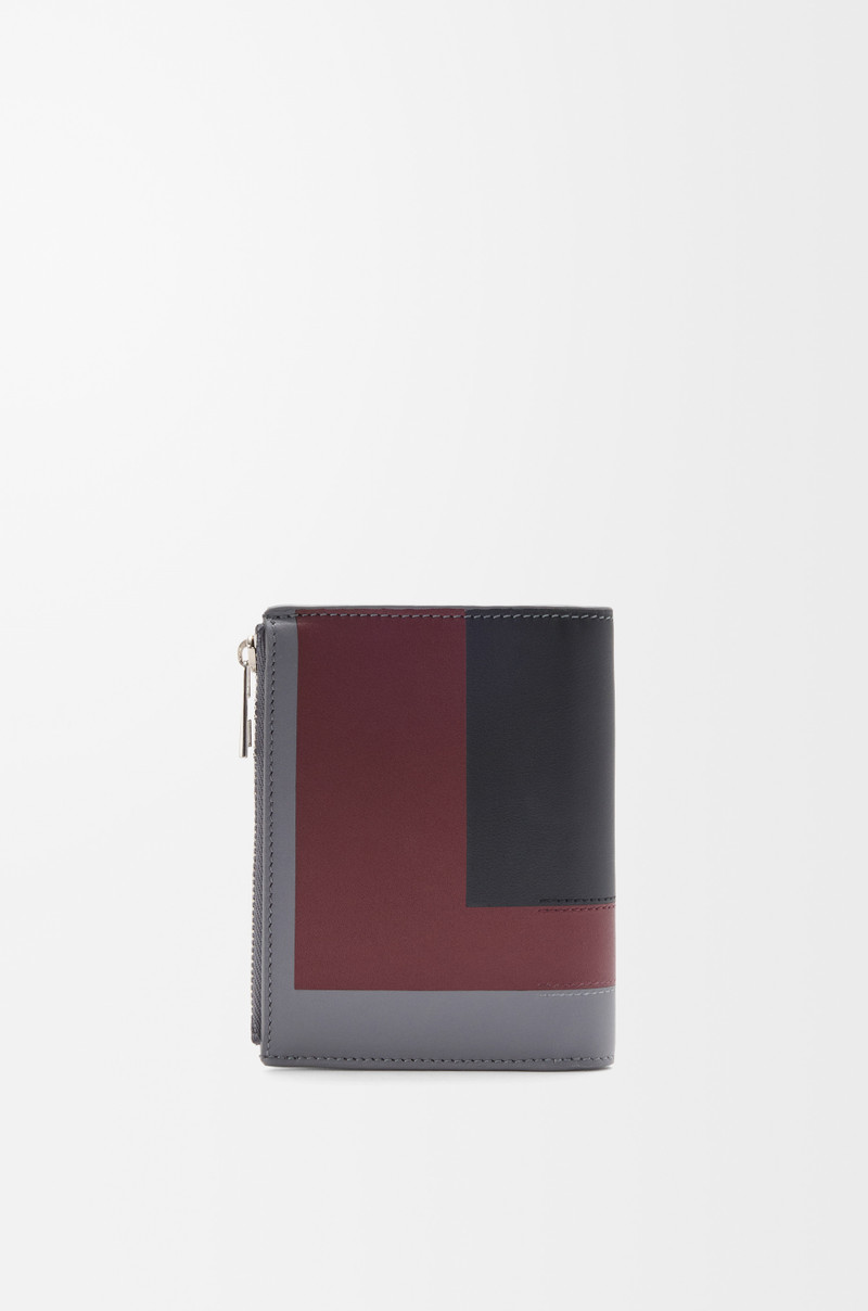 Slim compact wallet in nappa calfskin 4