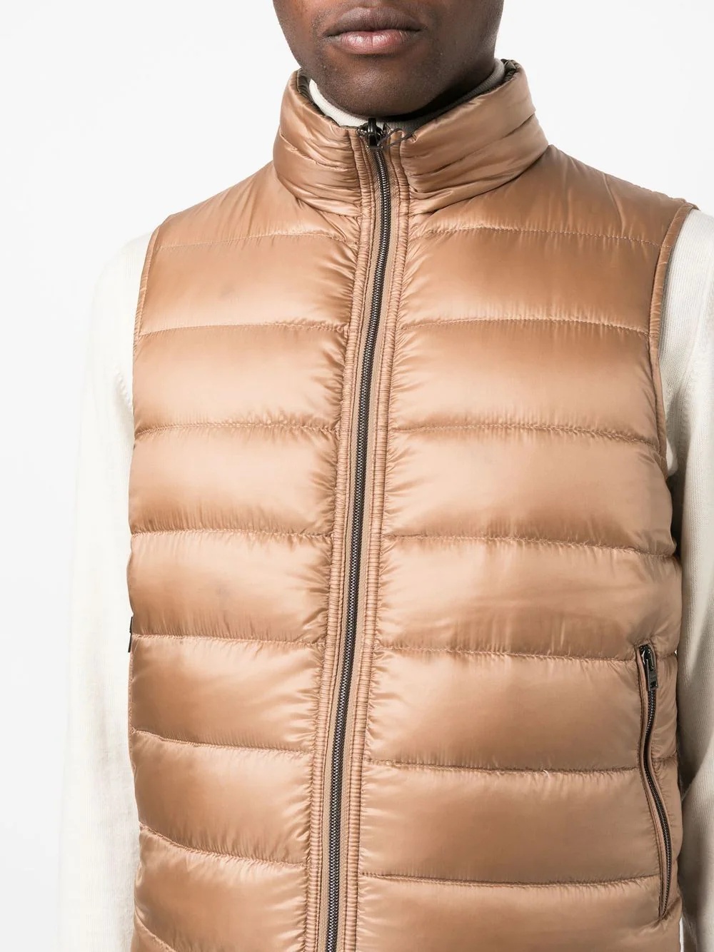 reversible padded down gilet - 5