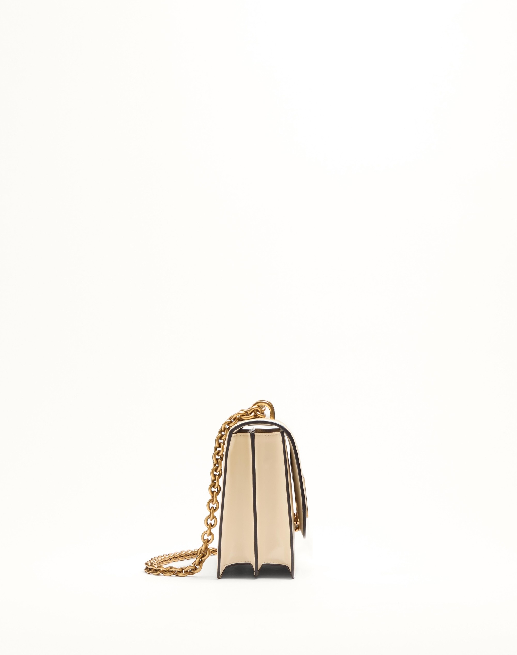 VALENTINO GARAVANI VAIN SHOULDER BAG IN SHINY CALFSKIN - 4