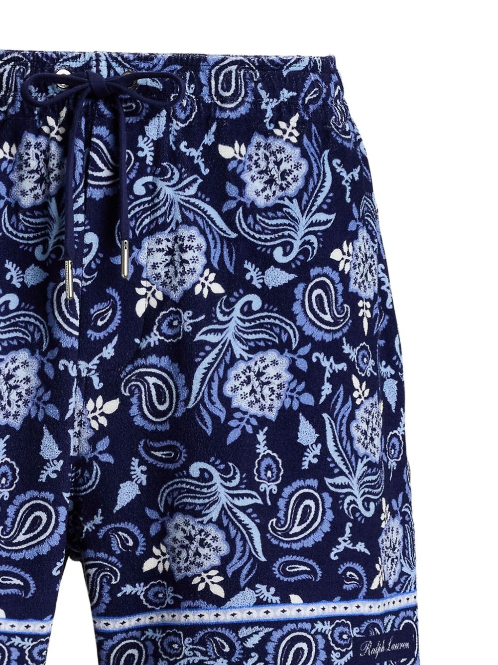 paisley-print shorts - 2