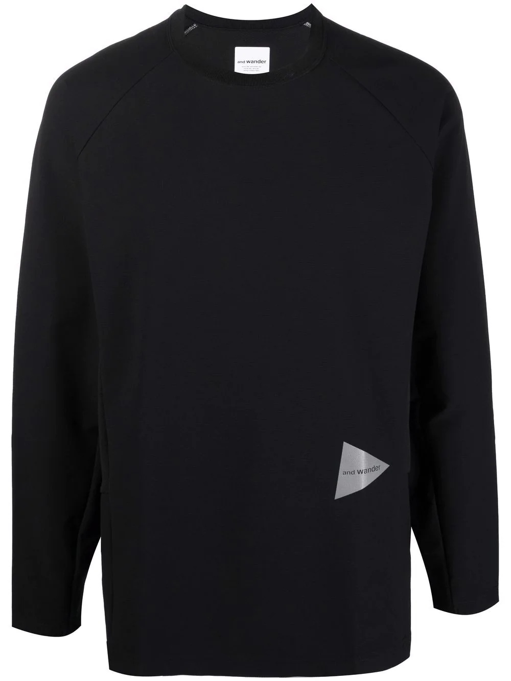 logo long-sleeve top - 1