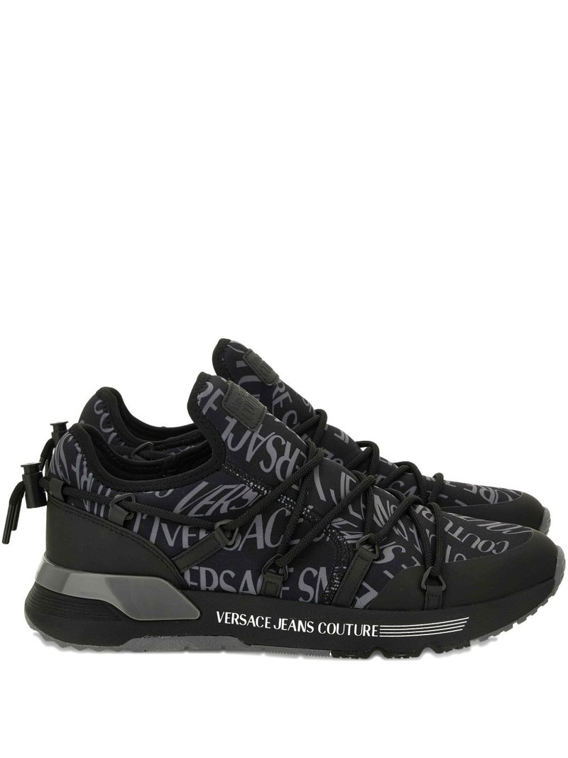 logo-print lace-up sneakers 1
