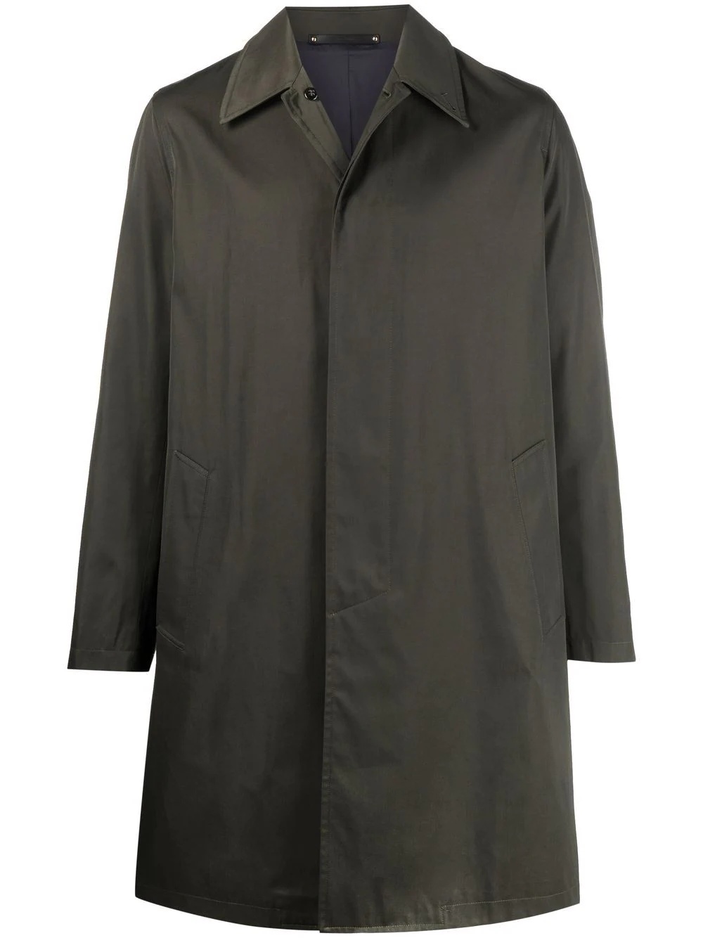 single-breasted trench coat - 1