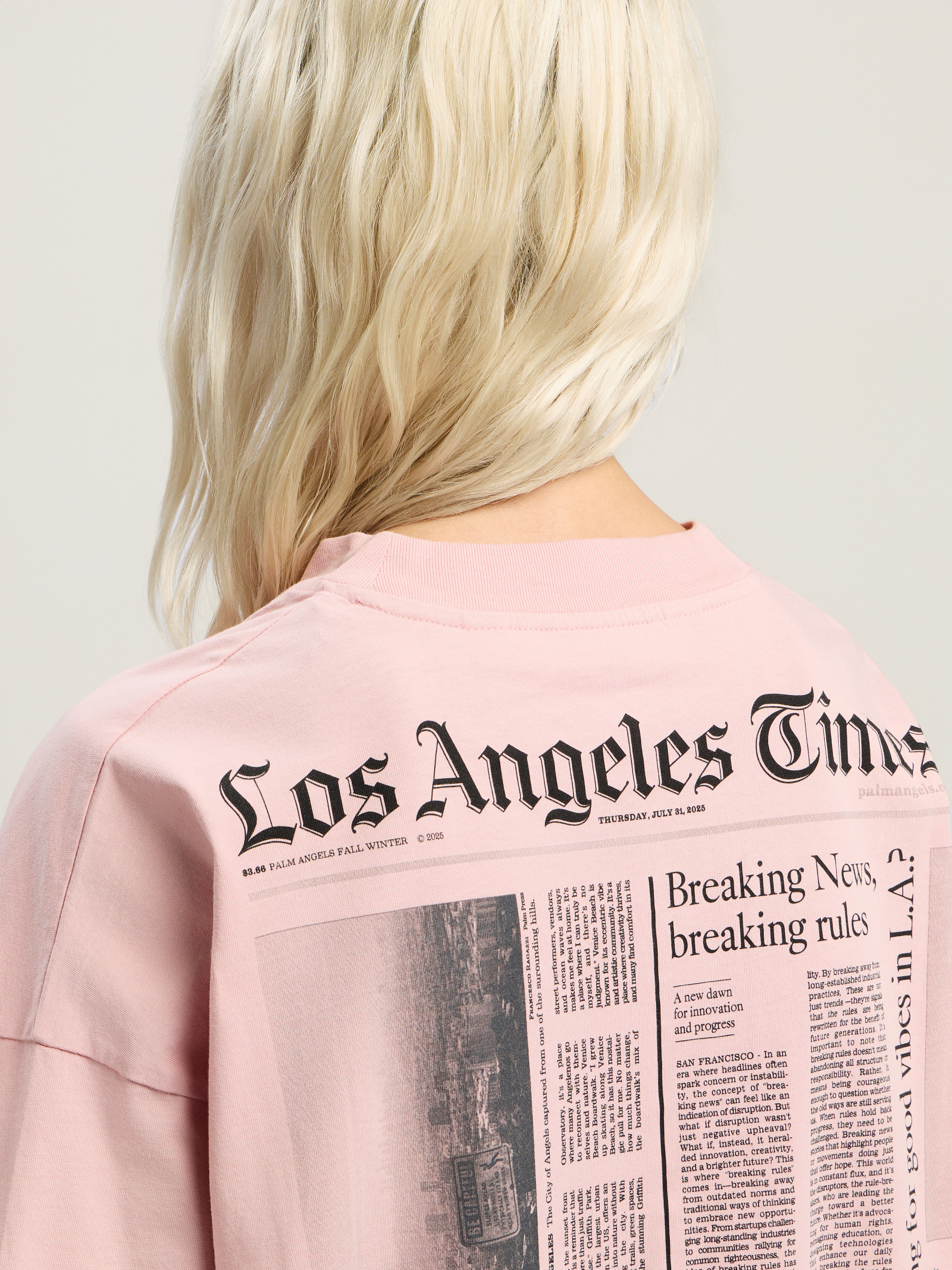 Paxlatimes Graphic Loose Tee - 5