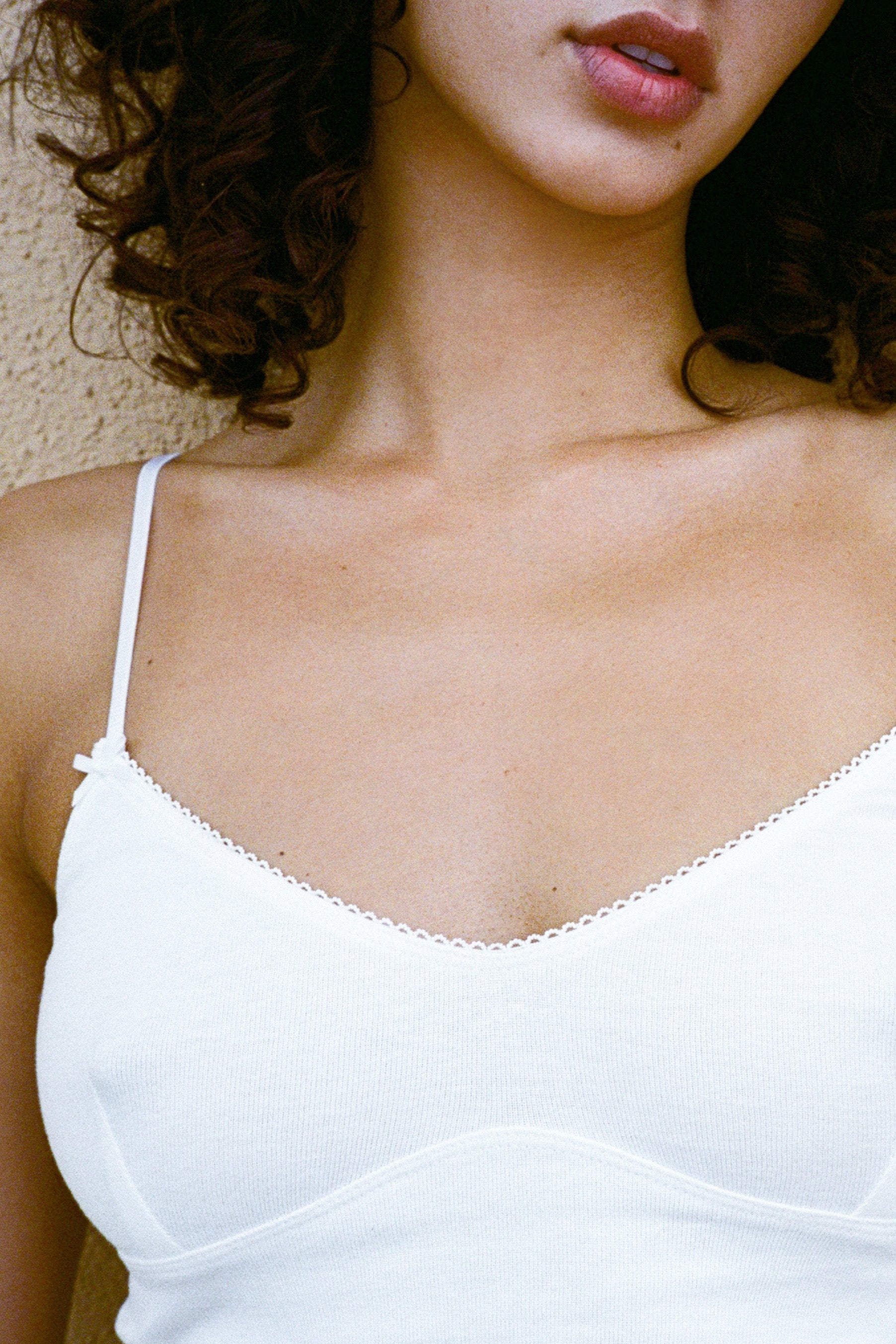 The Bralette Tank: Cotton Jersey White - 6