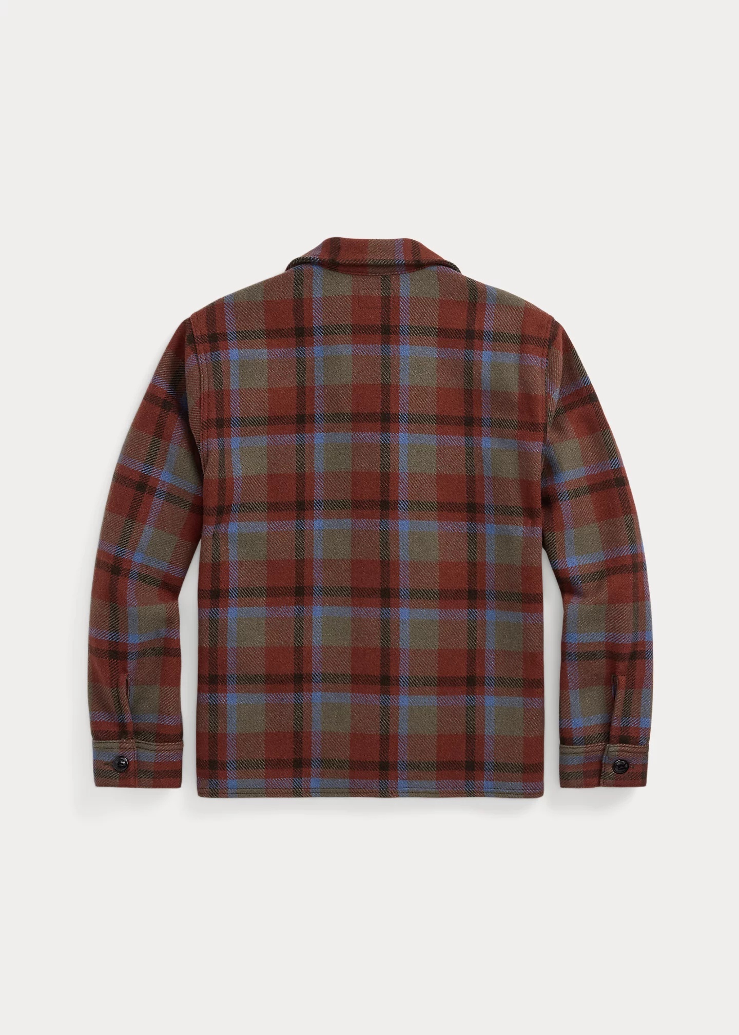 Plaid Wool Twill Shirt Jacket - 2