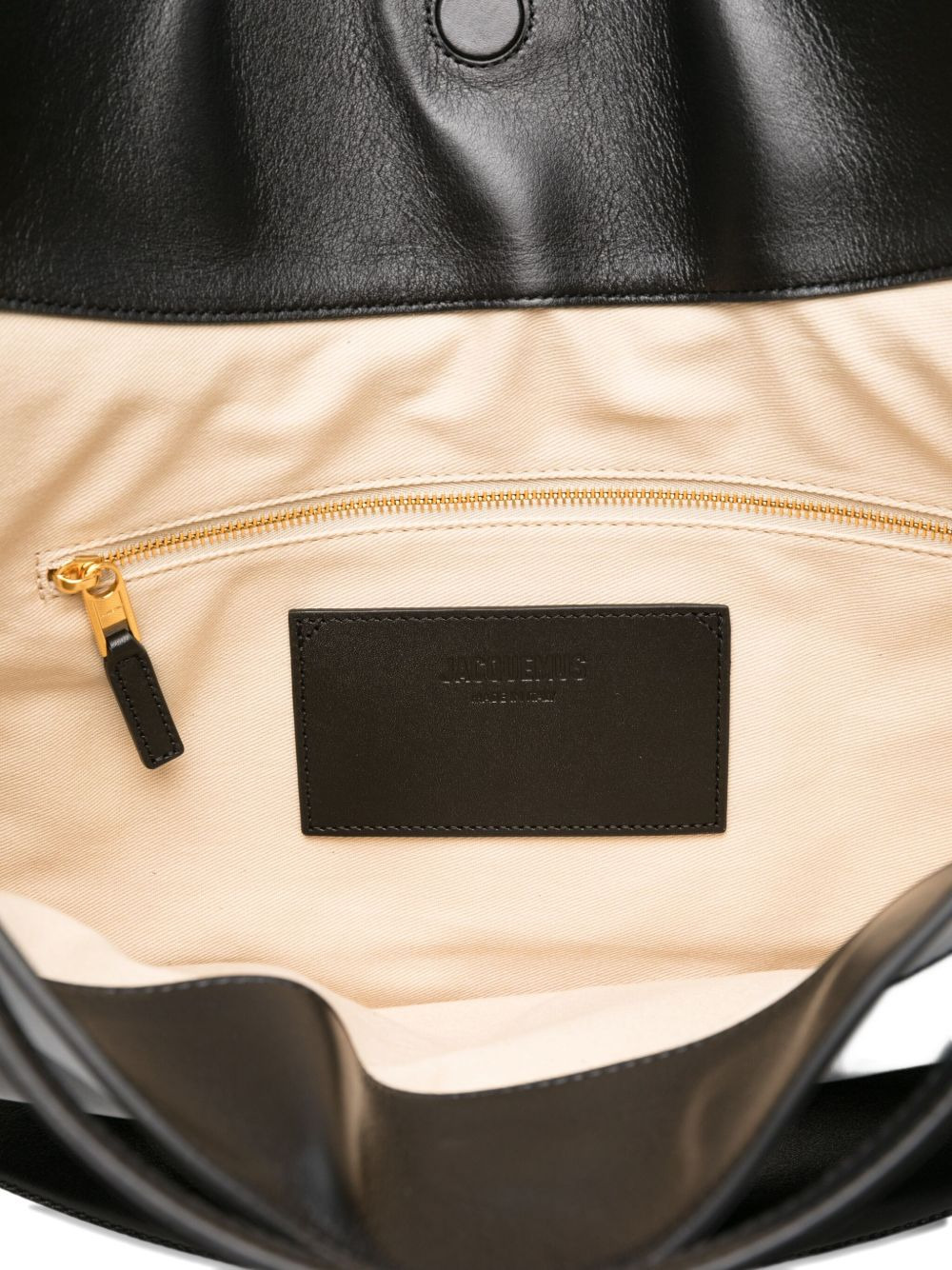 crescent leather bag - 5