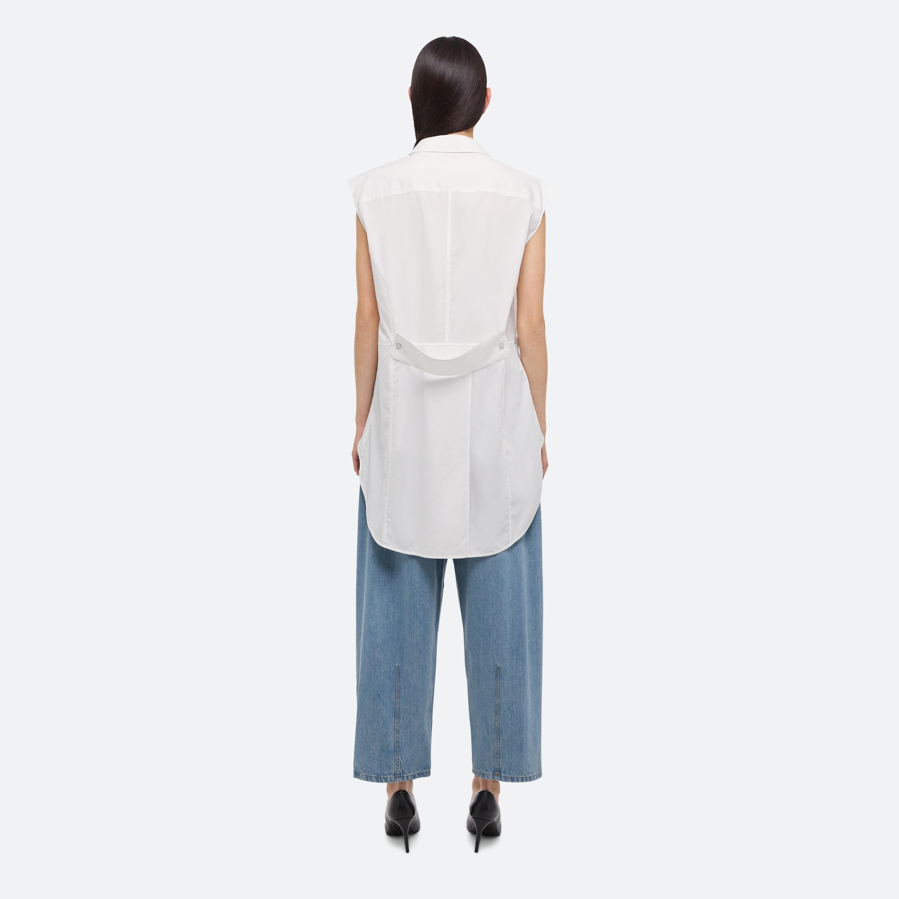 SLEEVELESS APEX TAIL SHIRT - 5