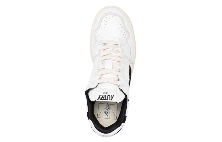 Autry CLC Leather Sneakers 'White Black' ROLM-MM04 - 4