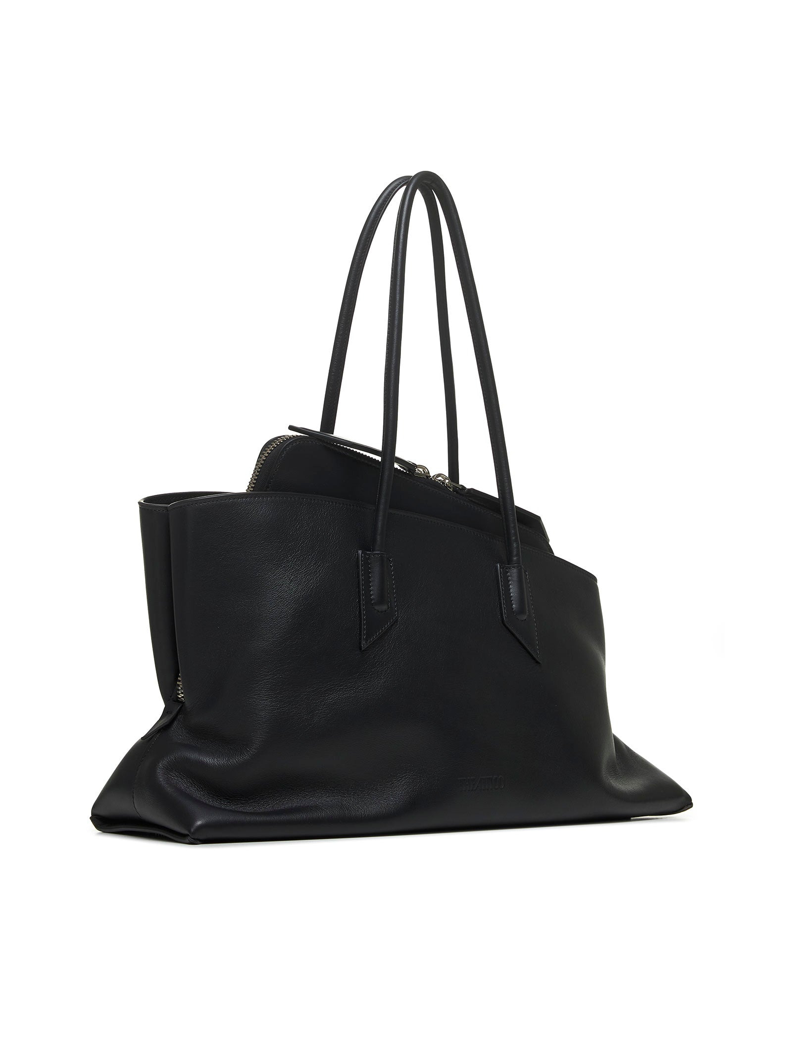 The Attico Women Top Handle “La Passeggiata Medium” Bag – Black - 2