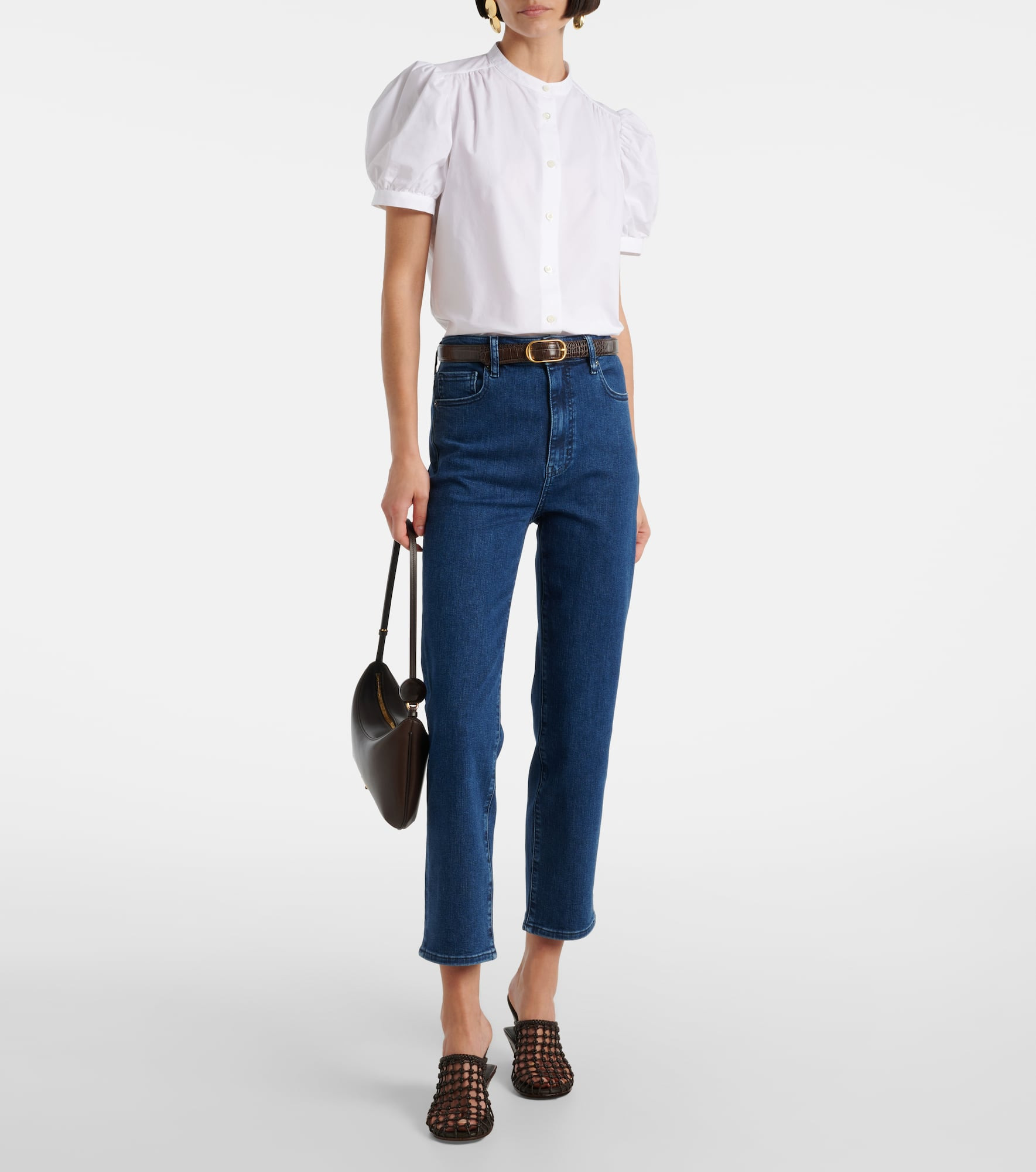 Icon mid-rise flared jeans - 2