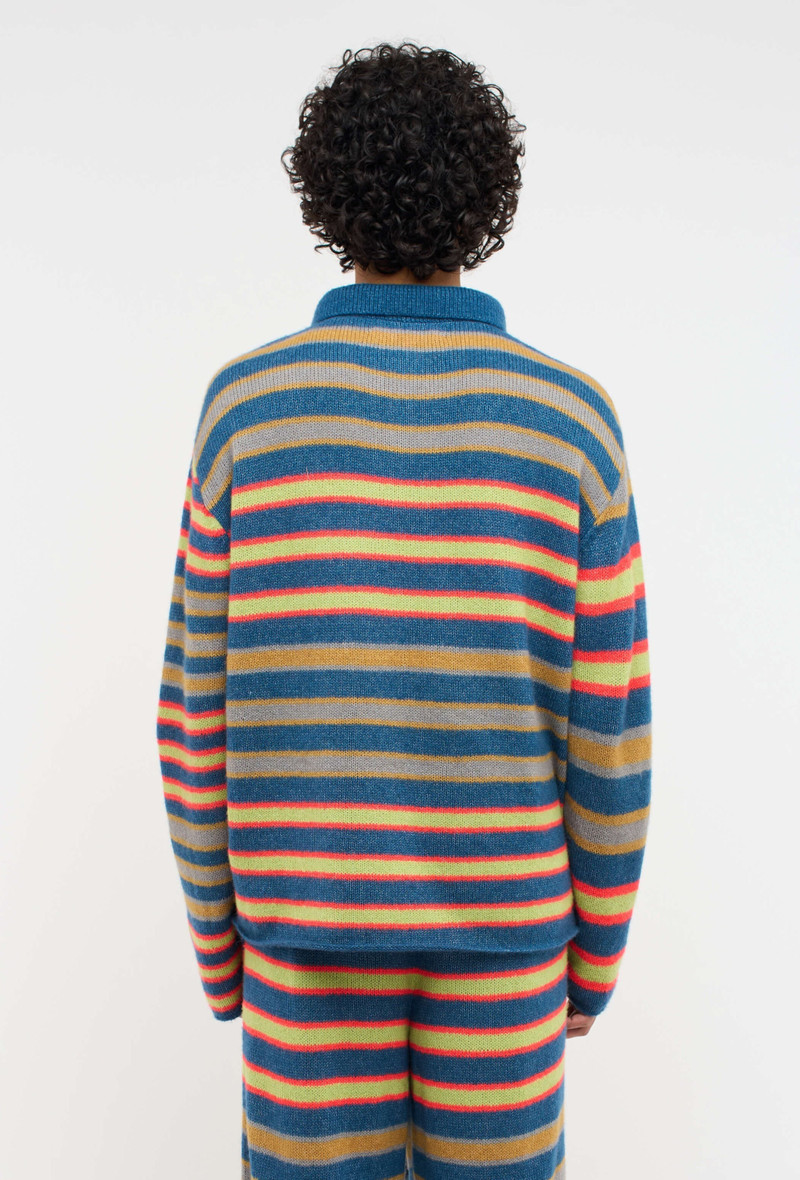 LEO STRIPE POLO LS 5