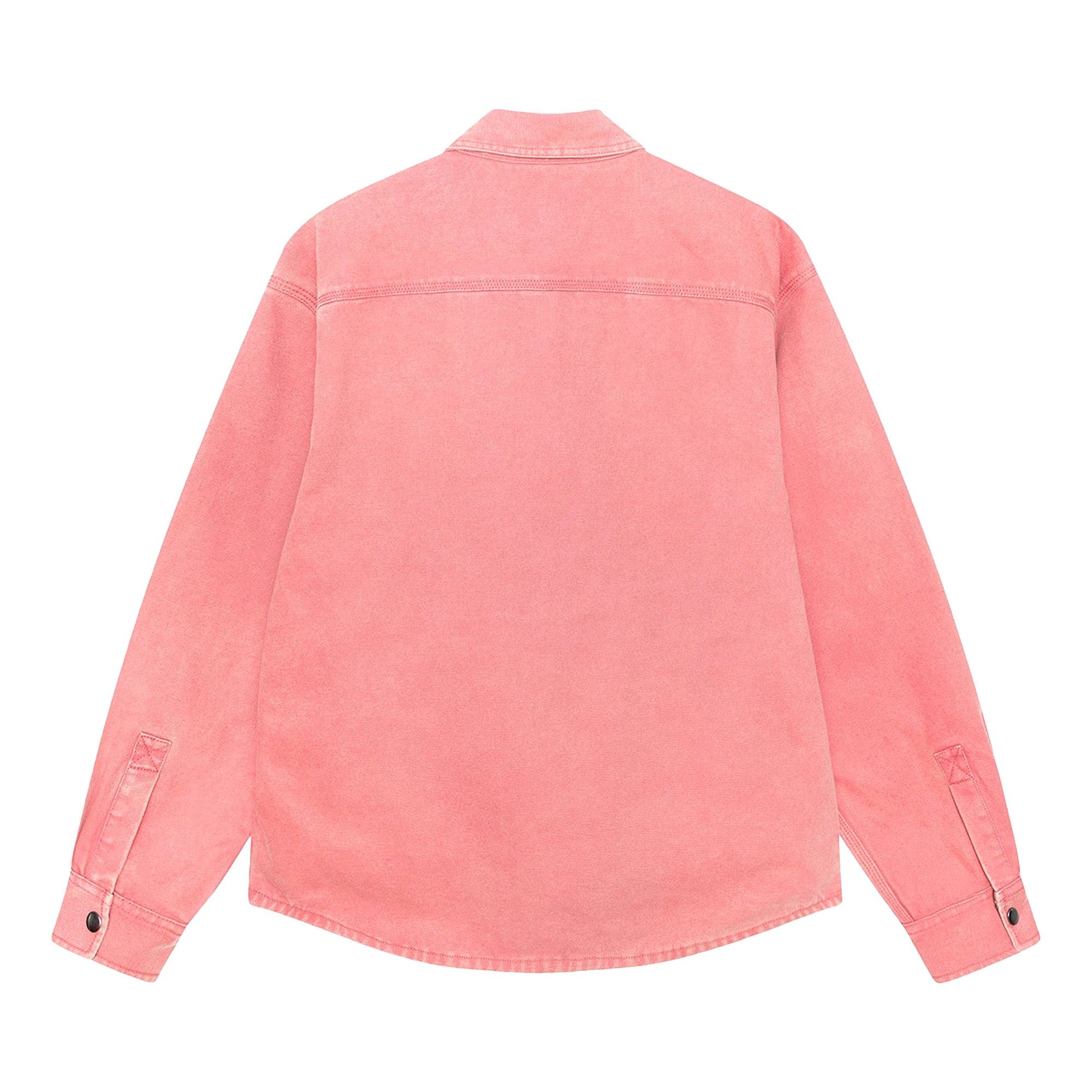 Stussy Heavy Washed Canvas Shirt 'Berry' - 2