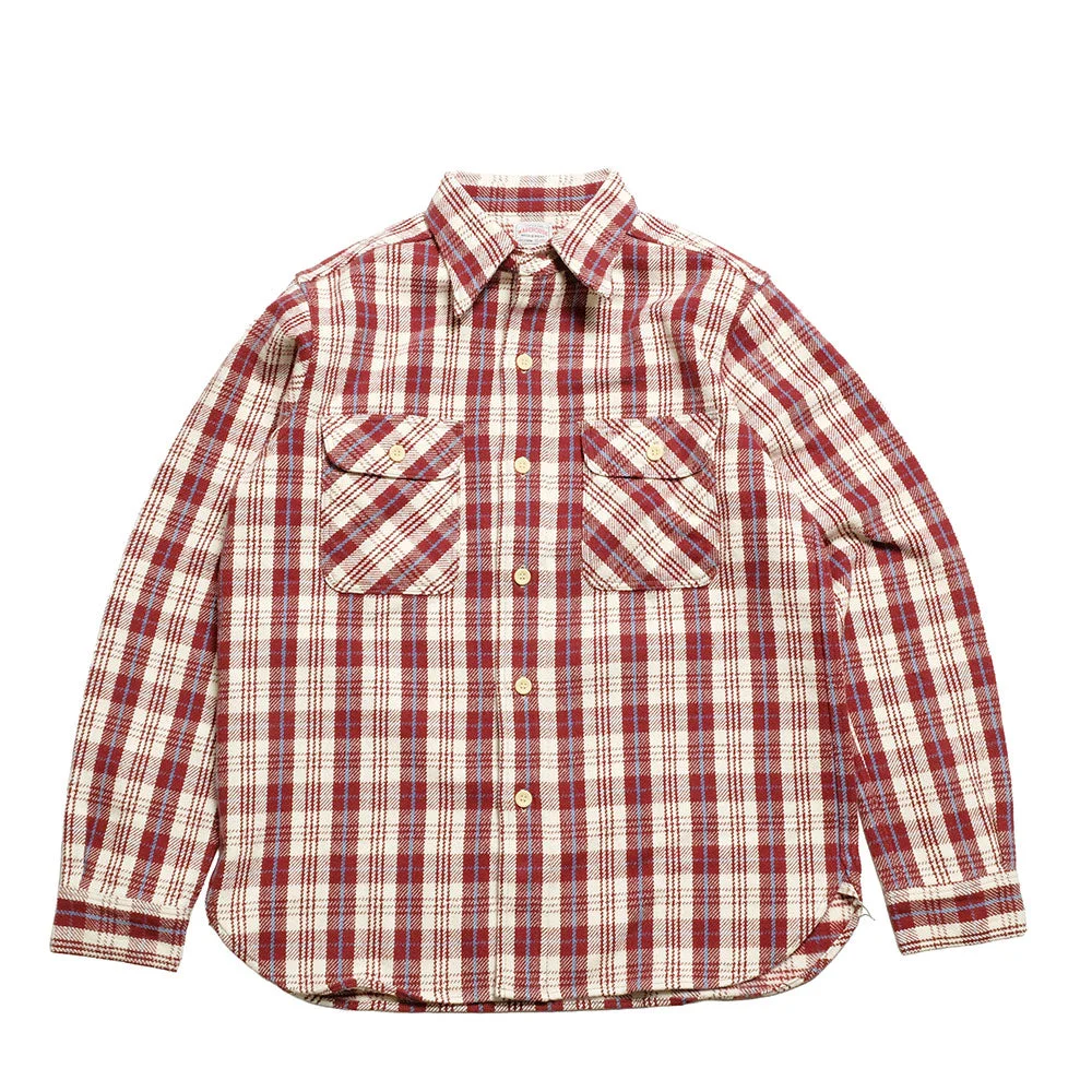 Lot.3104 FLANNEL SHIRTS - E-Pattern - ONE WASH - 3104E-25 - 1