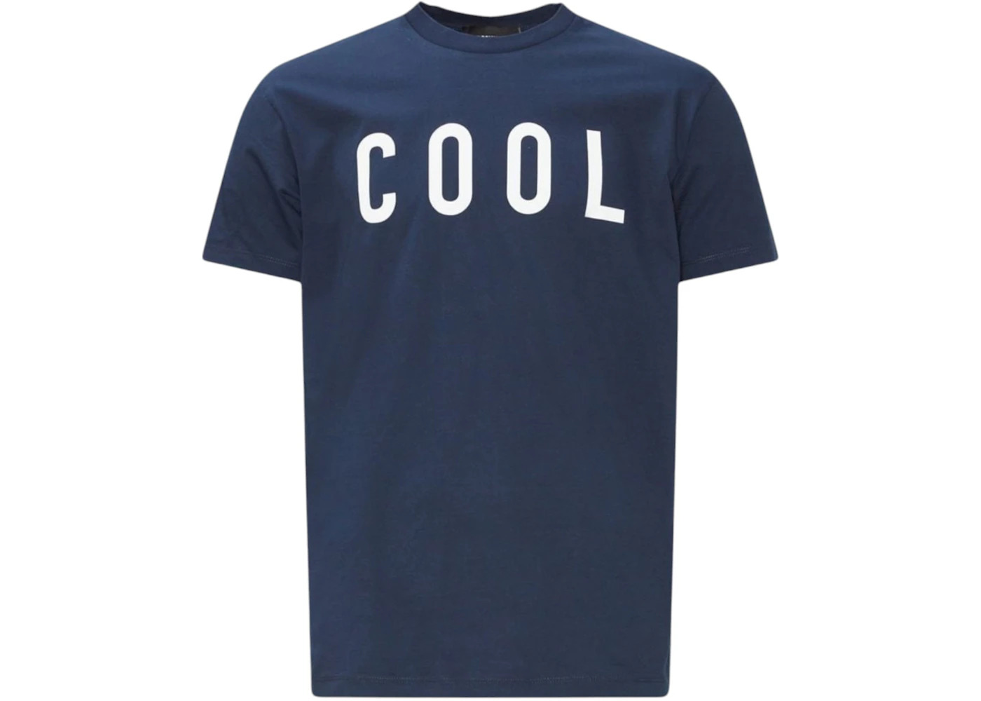 Dsquared2 Cool Print Logo Navy T-Shirt Blue - 1