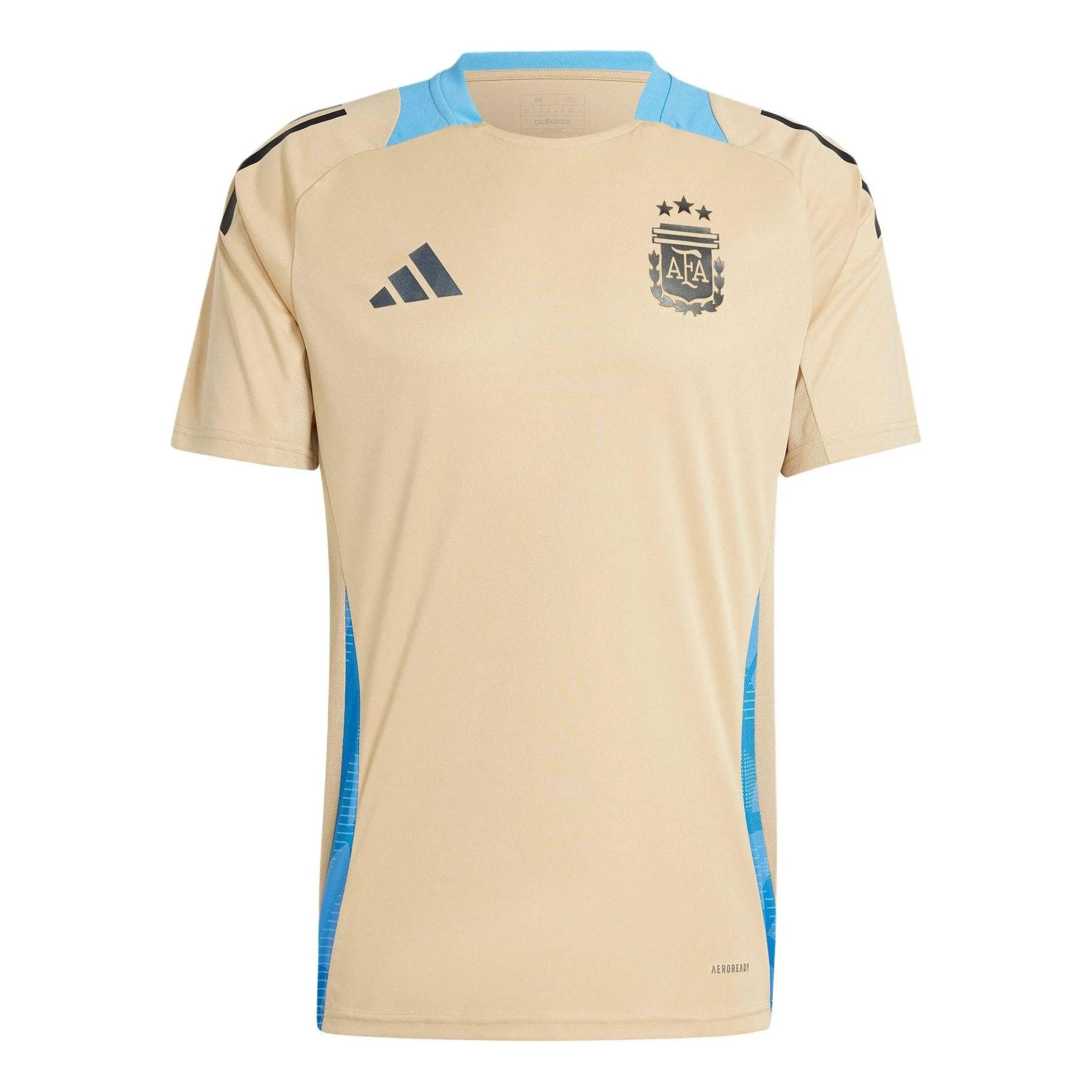 adidas Tiro 24 Competition Argentina Training Soccer Jersey Asia Sizing 'Beige Blue' IQ0816 - 1