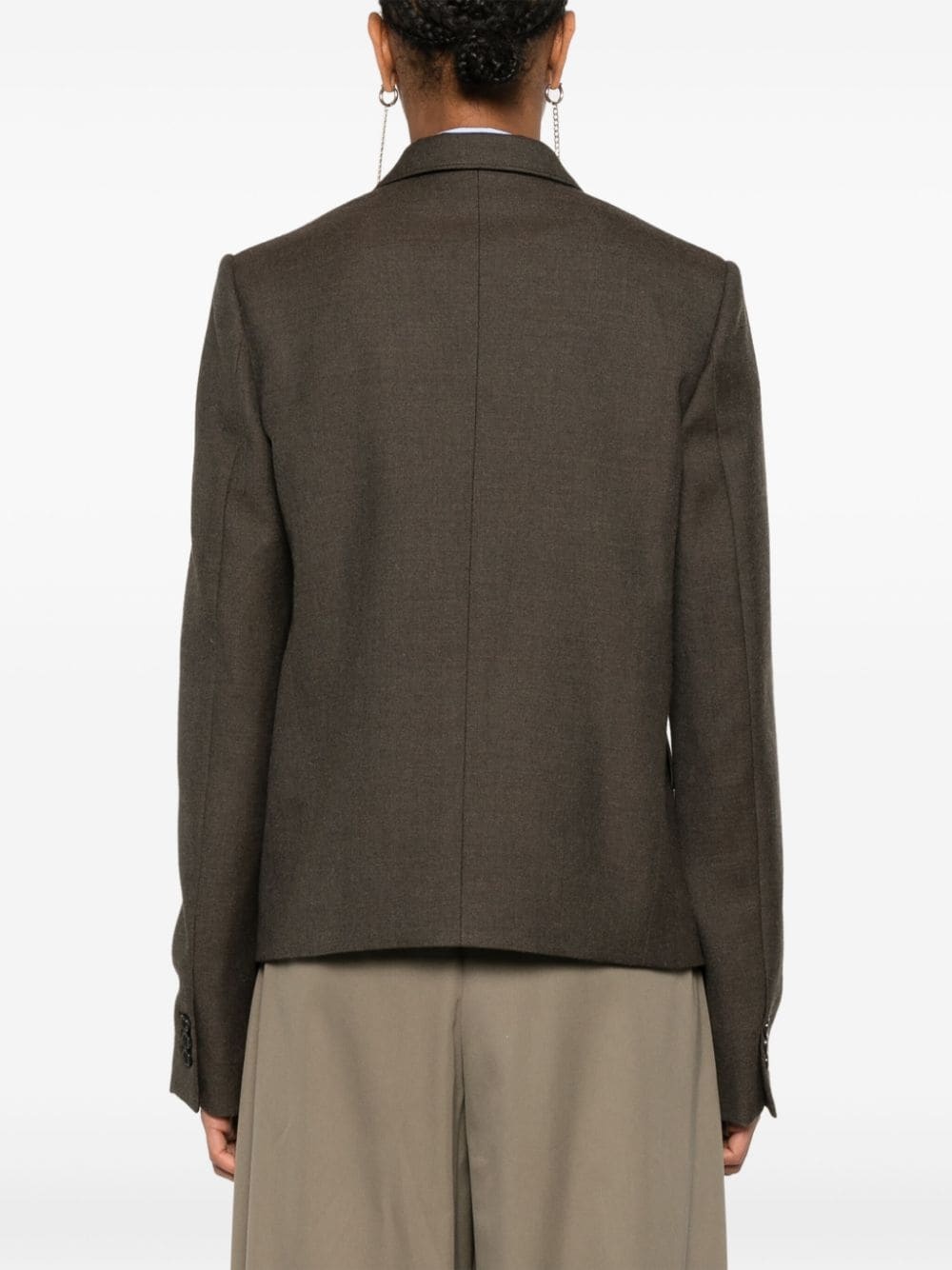 wool blazer - 4
