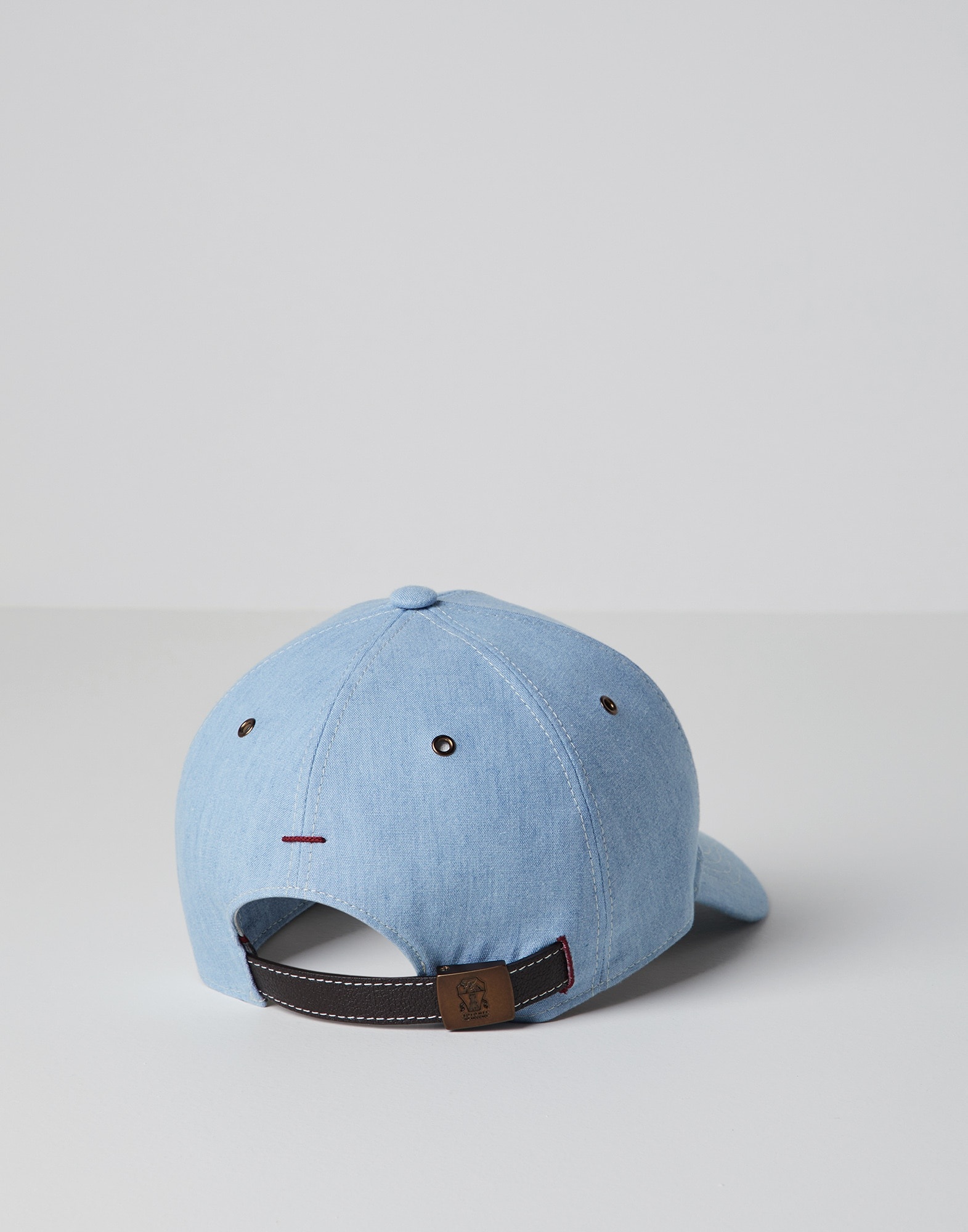 Denim-effect chambray baseball cap - 2