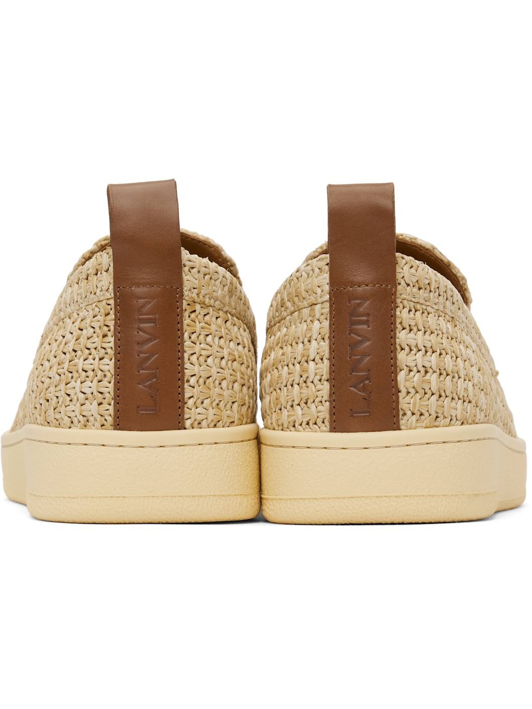 Beige Cruiser Raffia Sneakers - 2