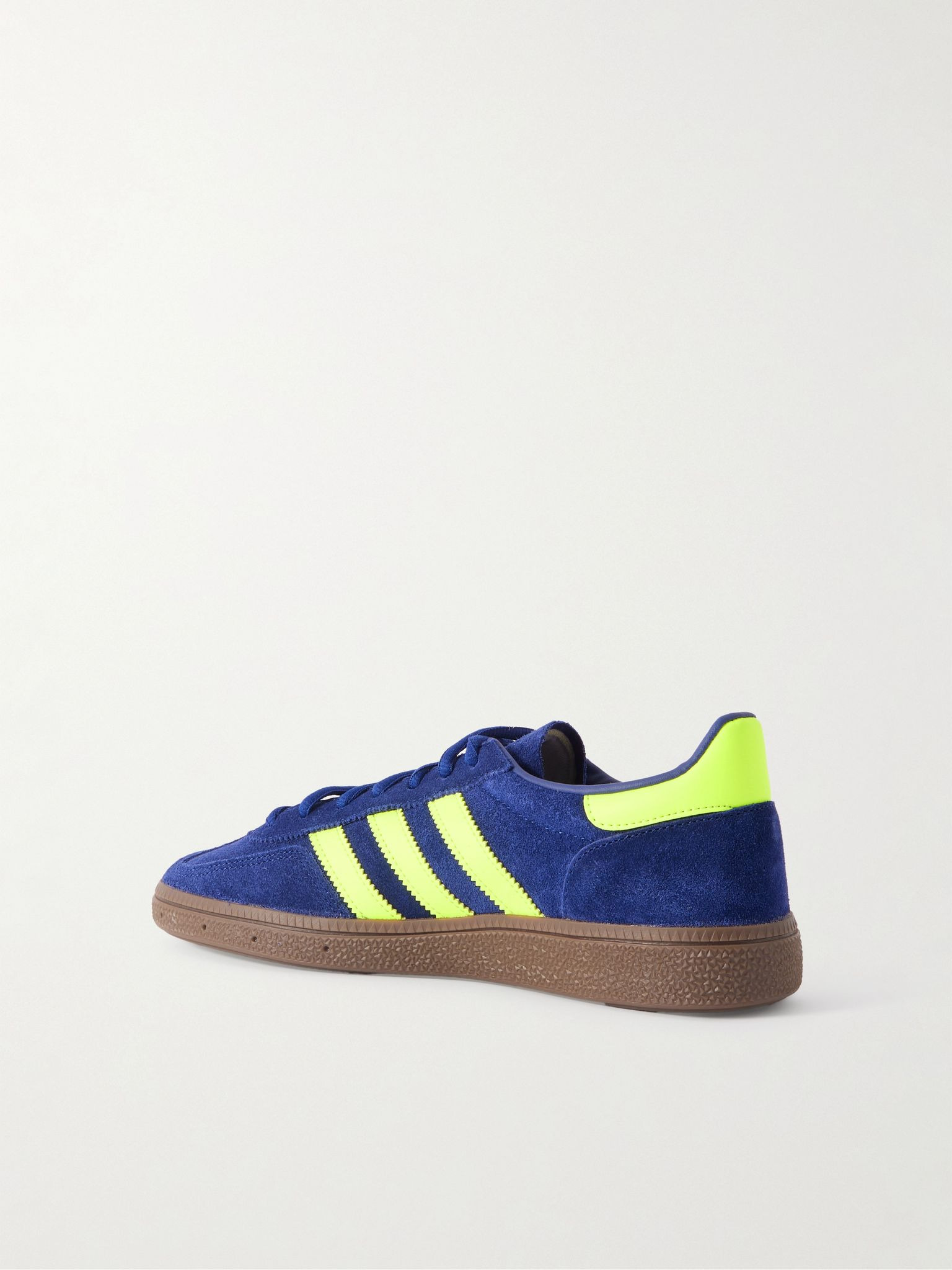 Handball Spezial Leather-Trimmed Suede Sneakers Navy - 4