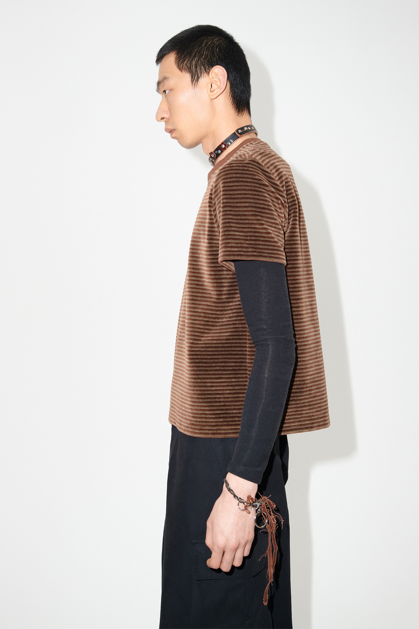Hover T-Shirt Scoobie Stripe Velour - 4