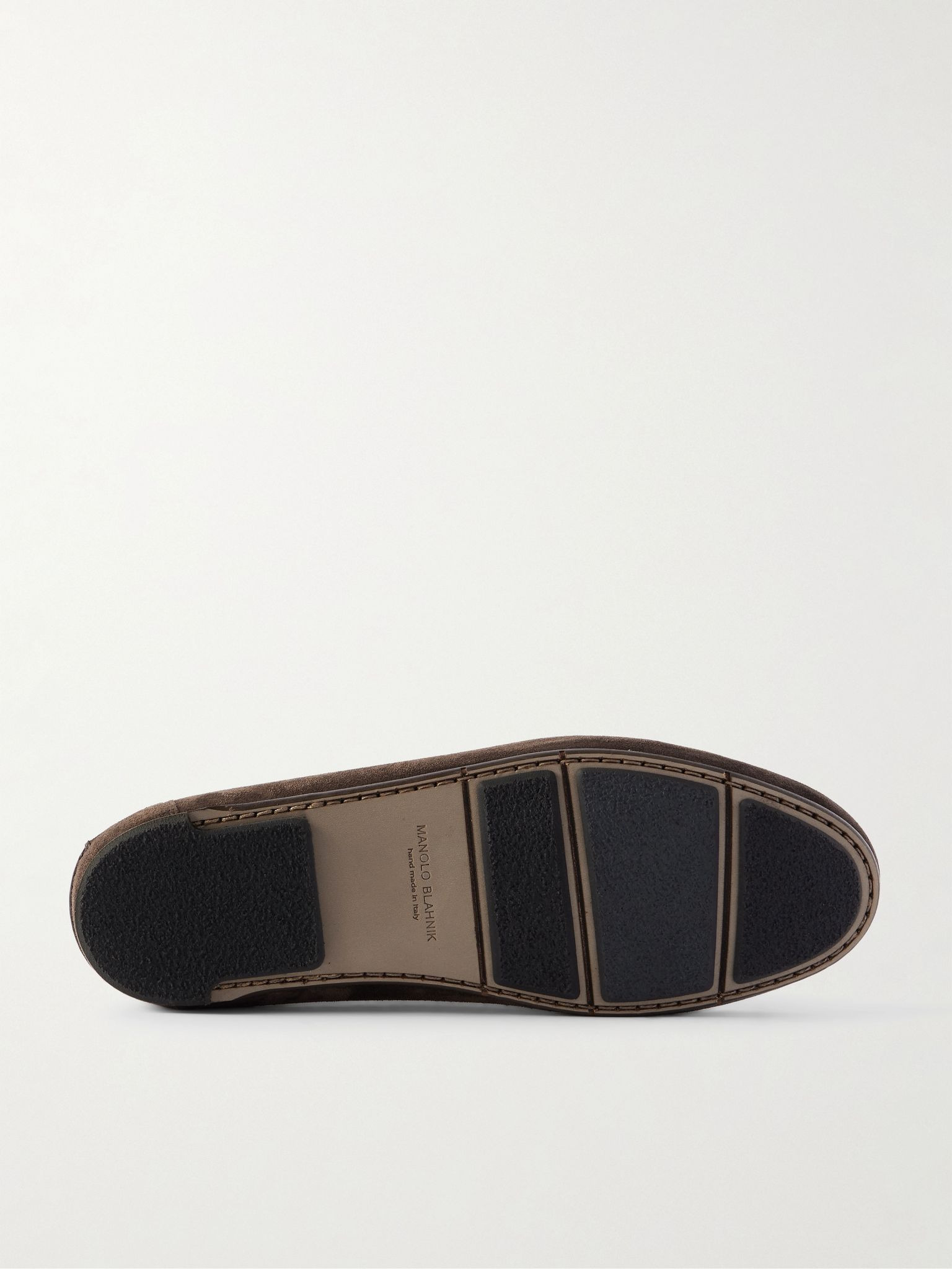 Suede Driving Shoes Dark brown - 3