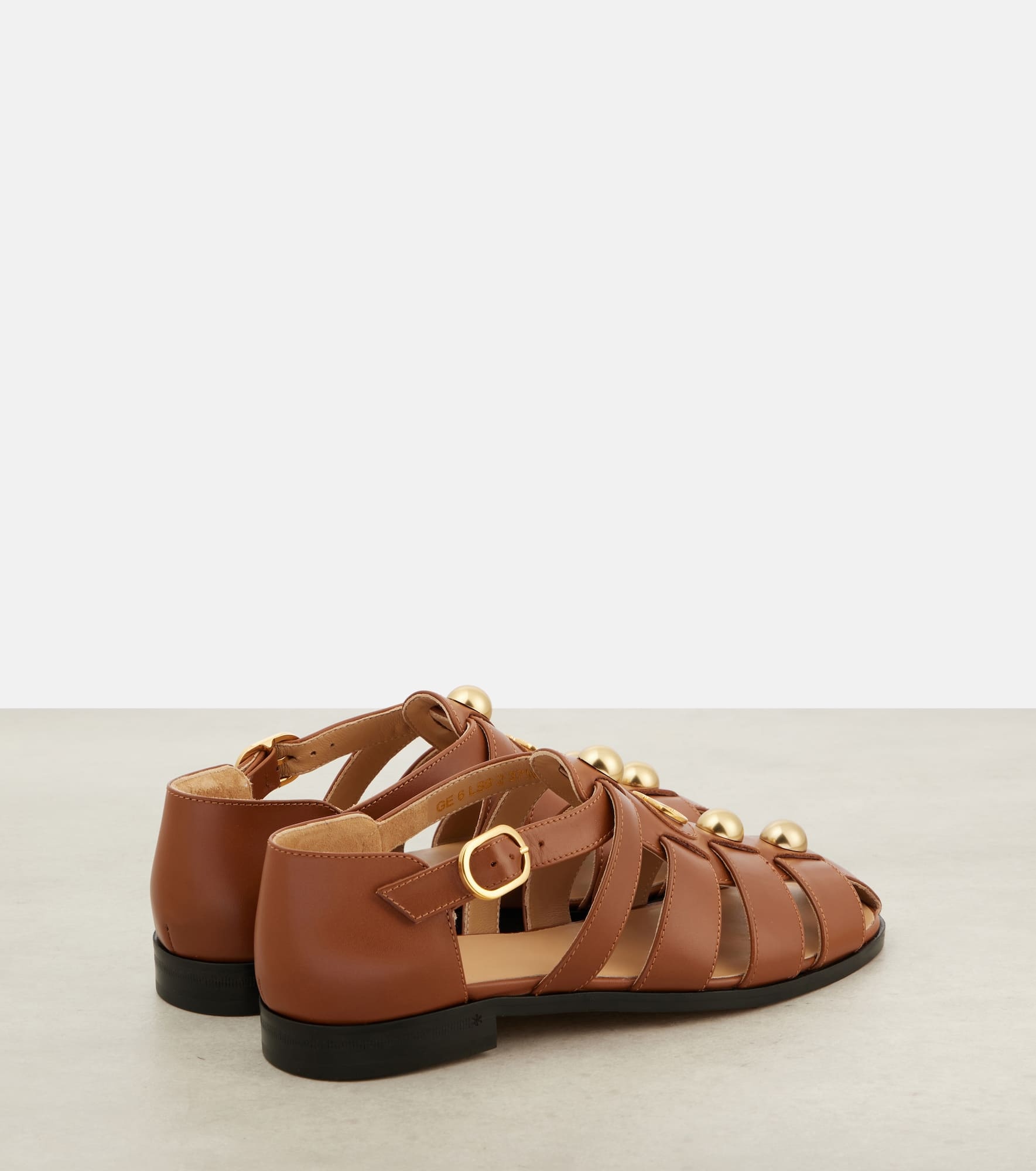 VLogo Signature leather fisherman sandals - 2