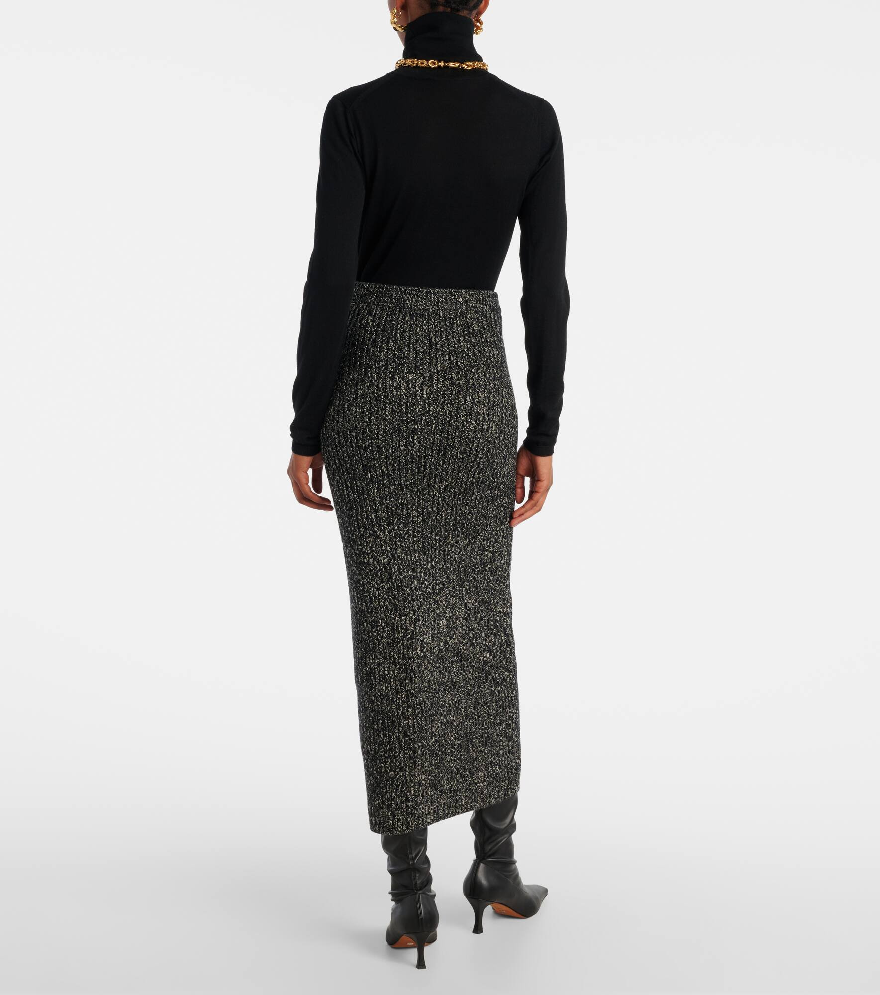 Rodano wool-blend pencil skirt - 3