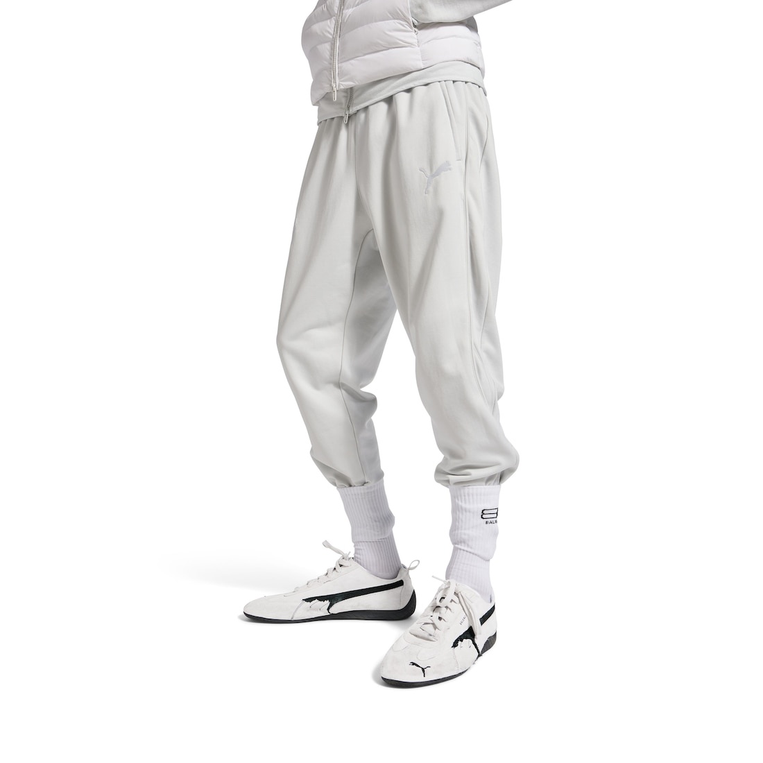 Balenciaga I Puma Fitted Tracksuit Pants in Dirty White - 5