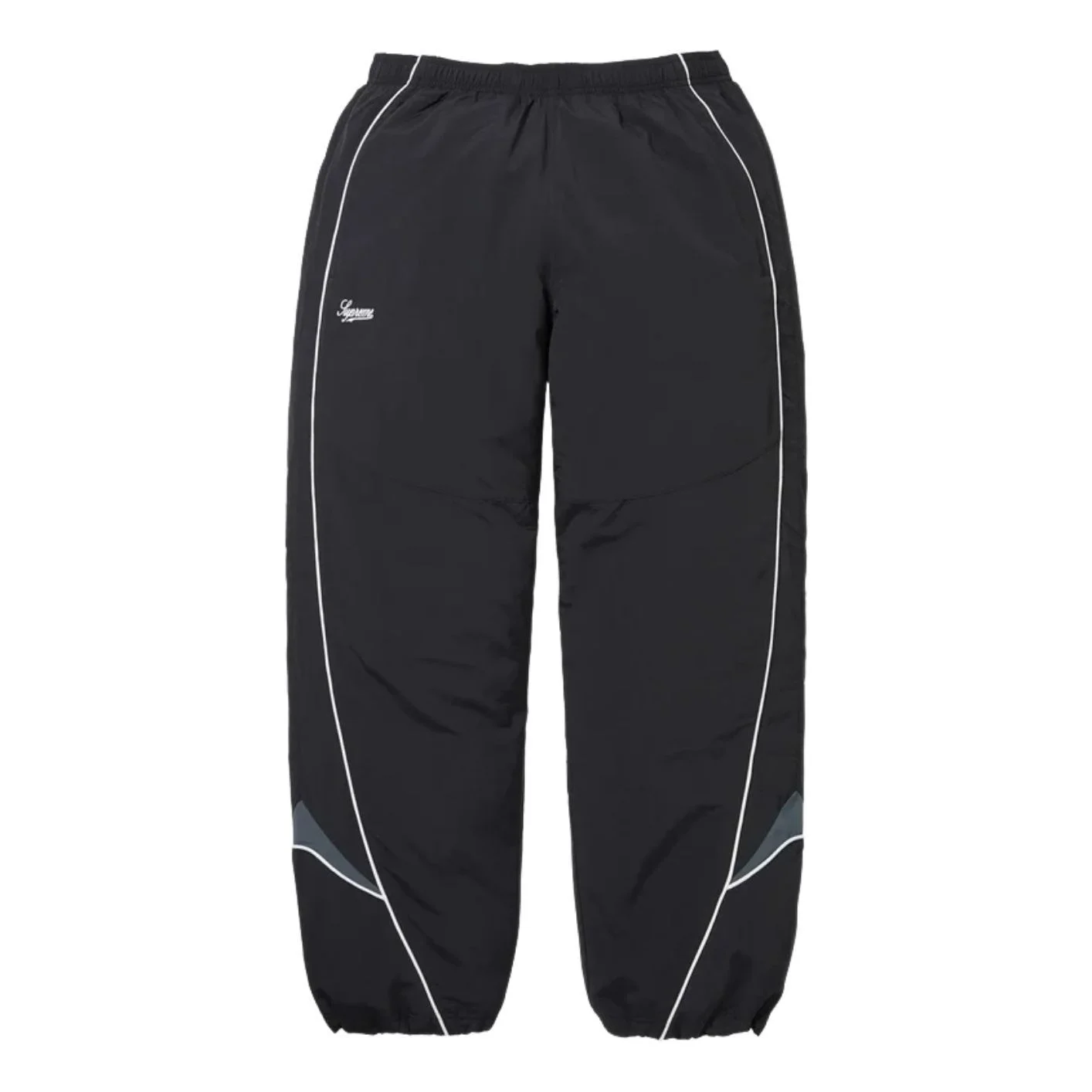 Supreme FW25 Contrast Piping Track Pant 'Black' SUP-FW25-192-BLK - 1