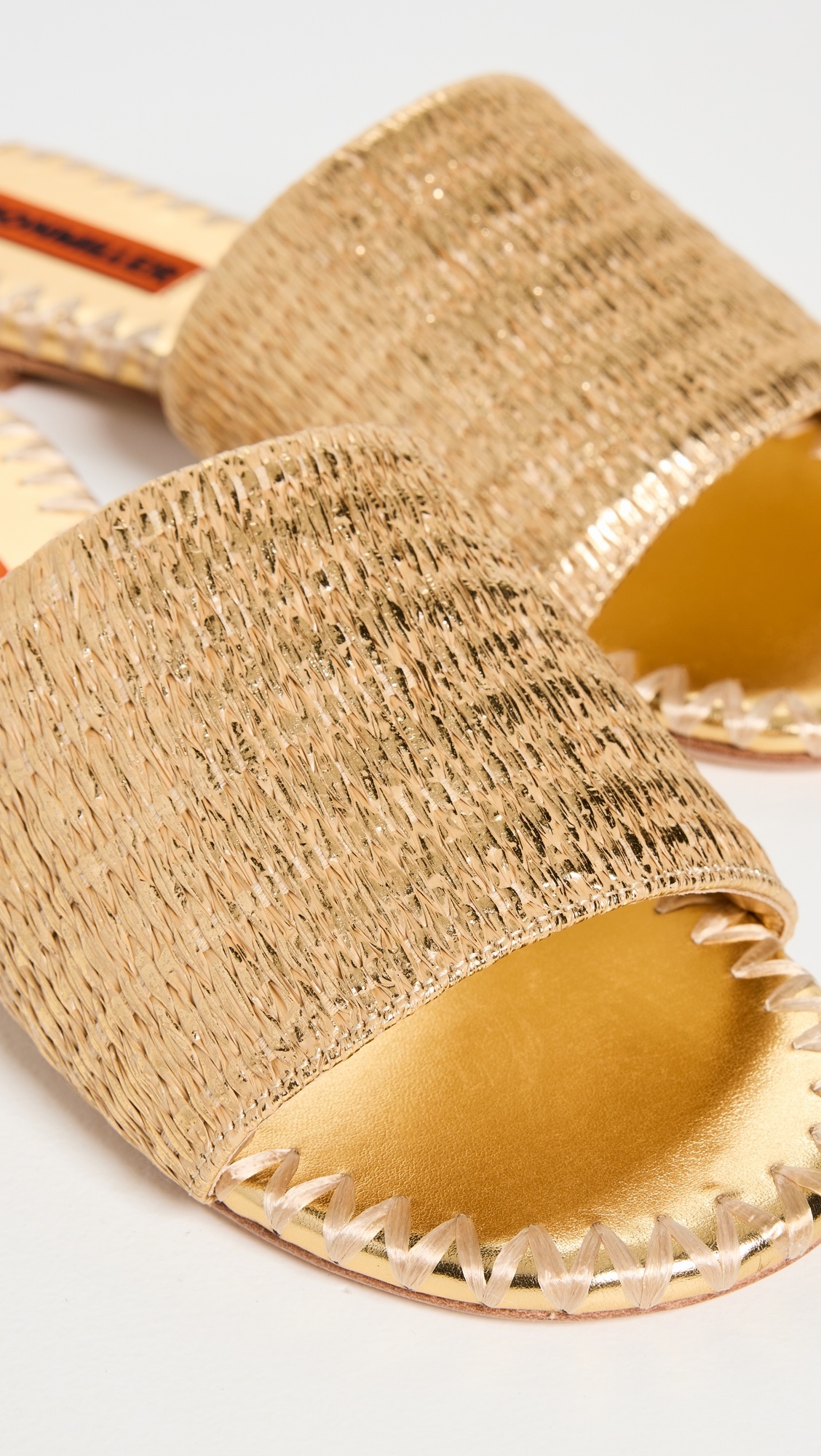 Metallic Raffia Salerno Sandals - 5