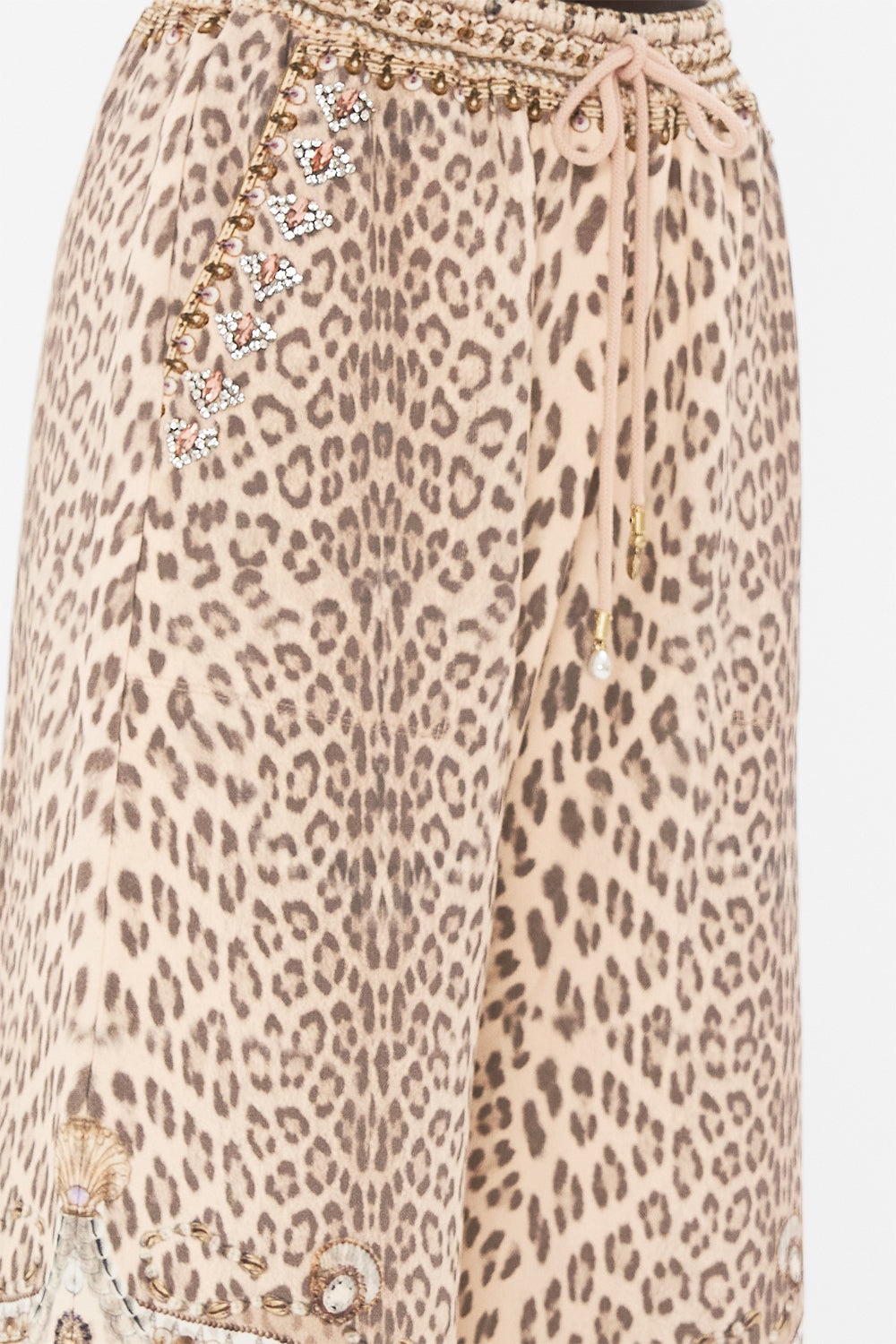 EMBELLISHED STRAIGHT LEG TRACK PANT - 6