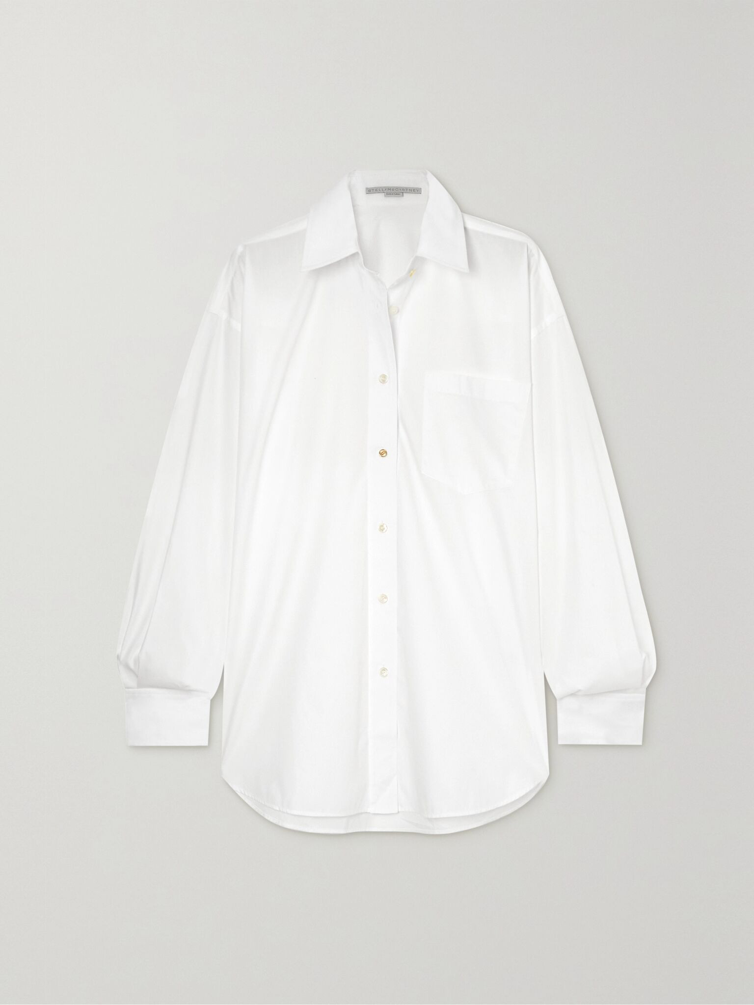 + NET SUSTAIN organic cotton-poplin shirt White - 1