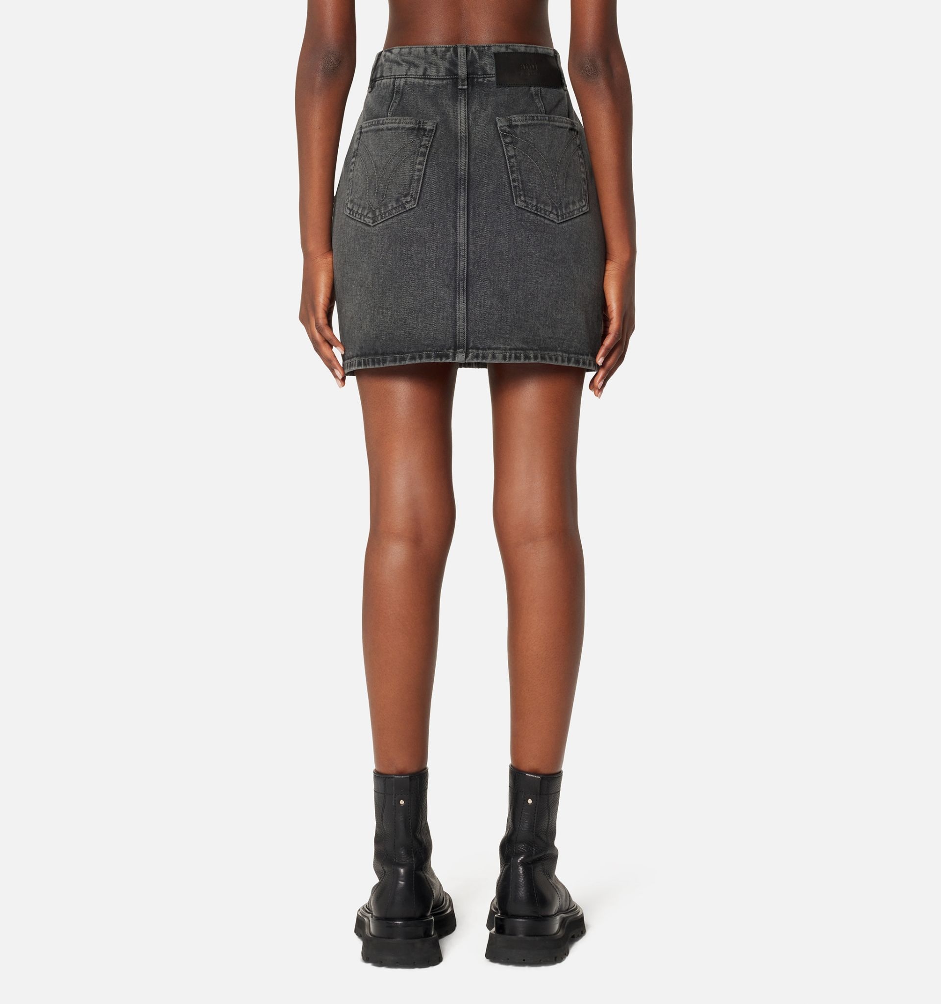 Short Denim Skirt - 6